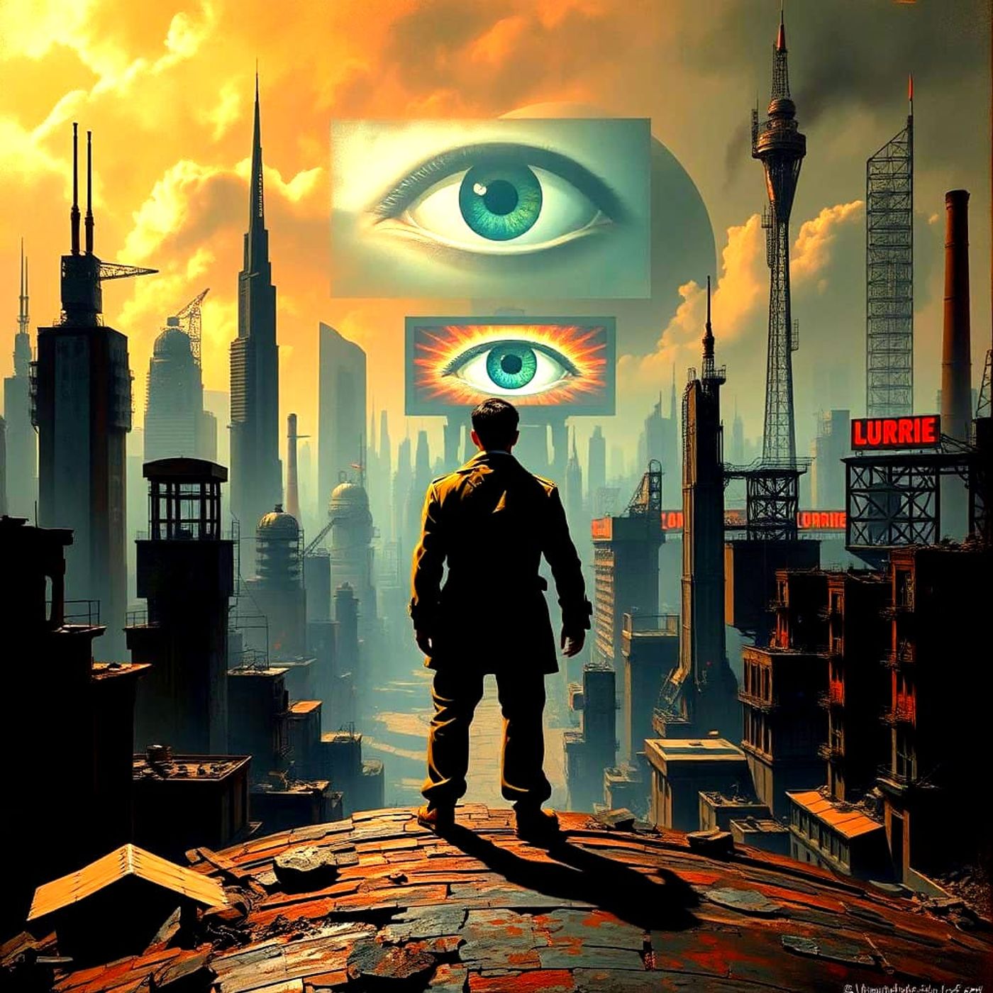 Il futuro predetto nel libro 1984  di  George Orwell  e diventato realtà episode artwork