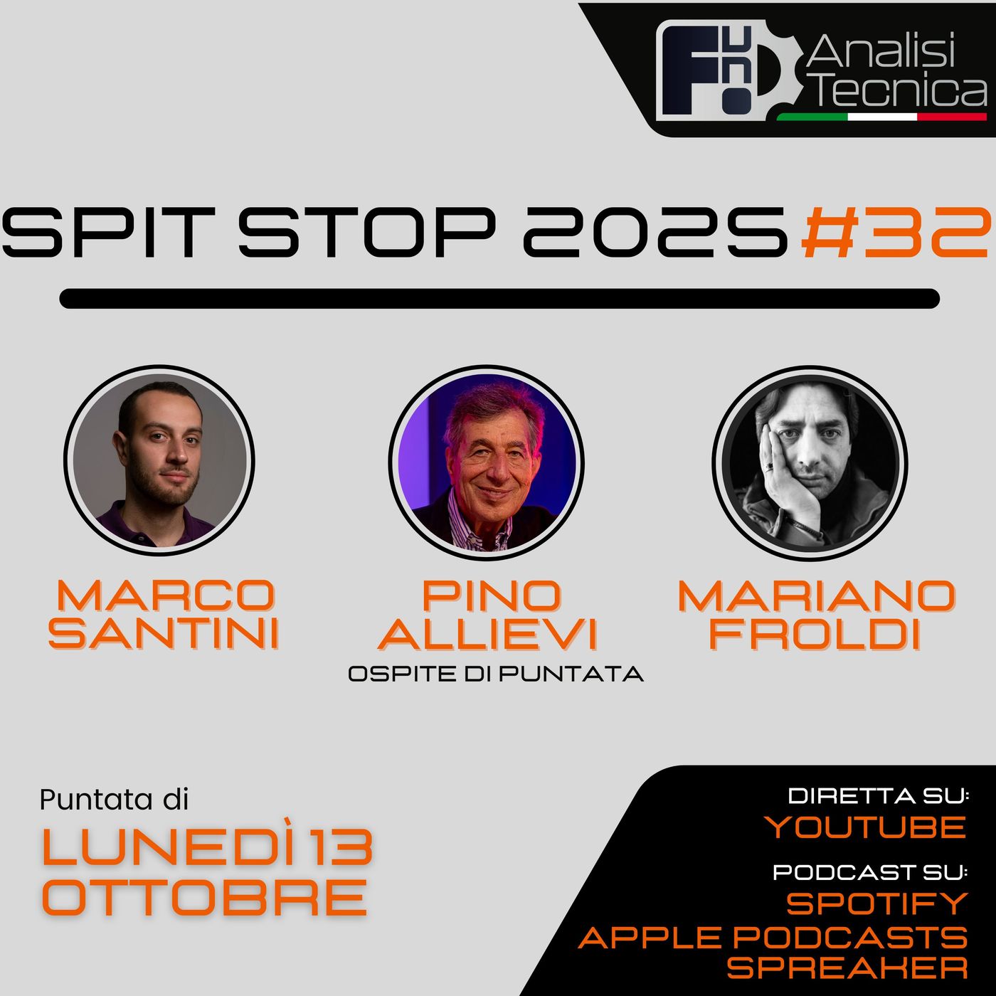 Spit Stop 2025 - Puntata 32 - LIVE con Pino Allievi