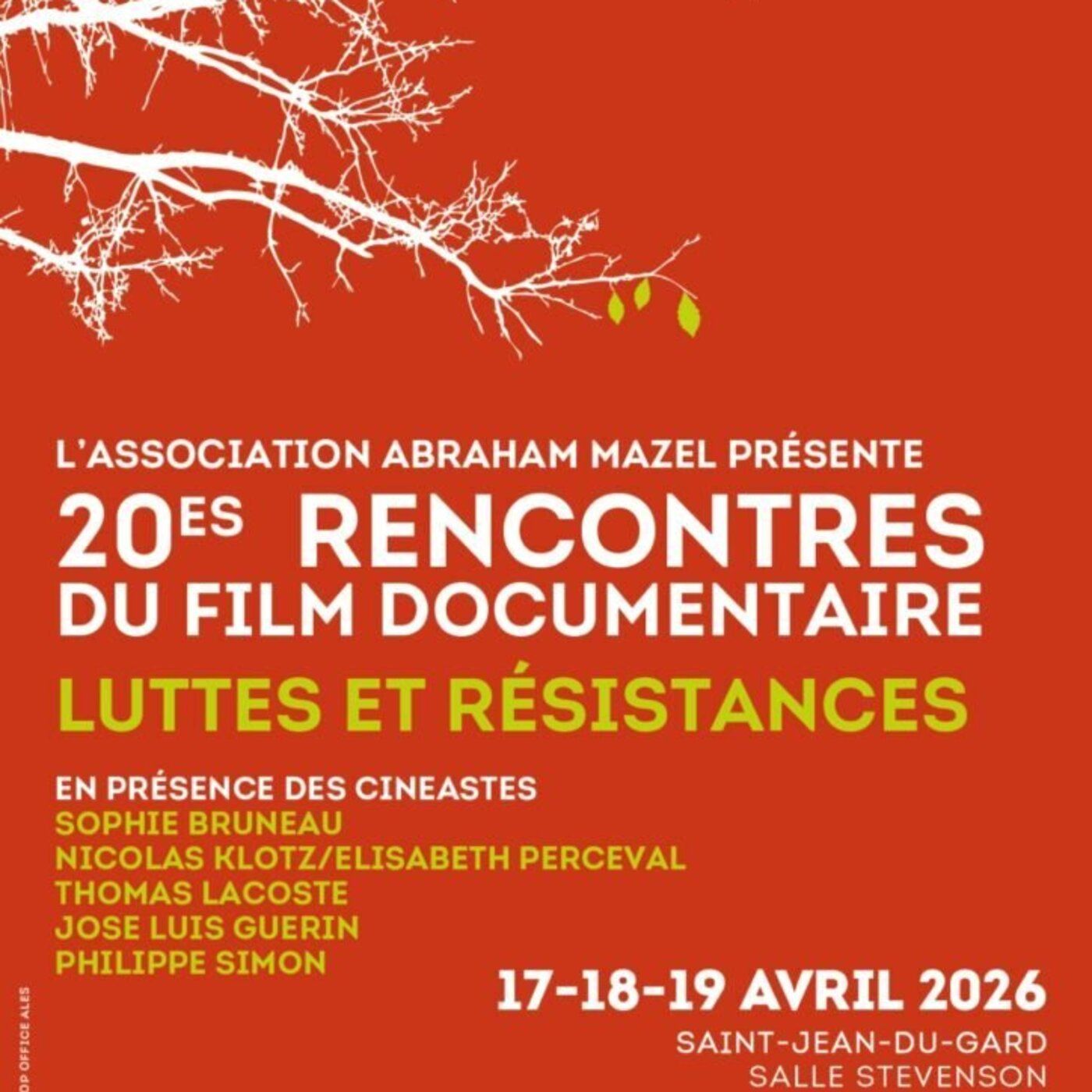 Informations locales : Rencontres du film documentaire