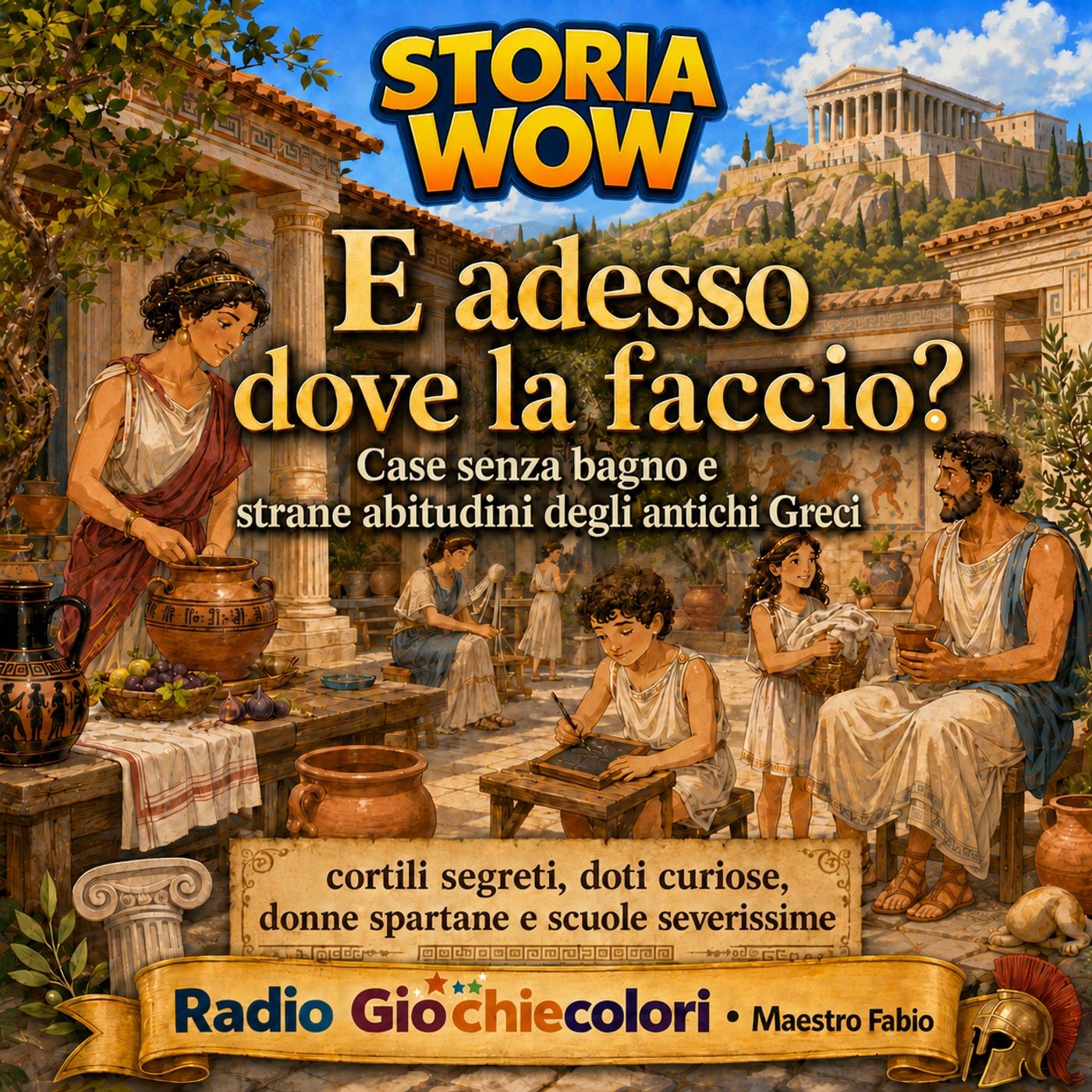 E adesso dove la faccio? Le strane abitudini degli antichi Greci. episode artwork