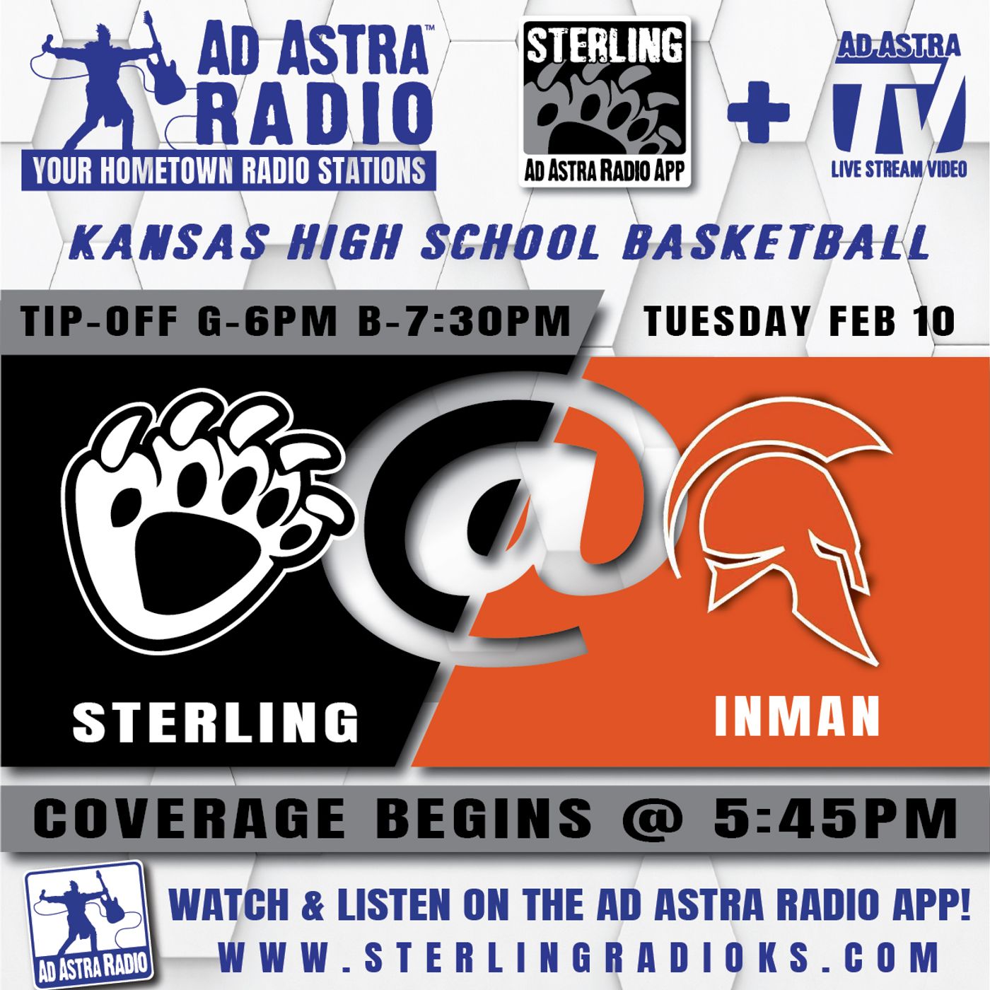Sterling Blackbears at Inman Teutons Boys High School Basketball (February 10, 2026) episode artwork