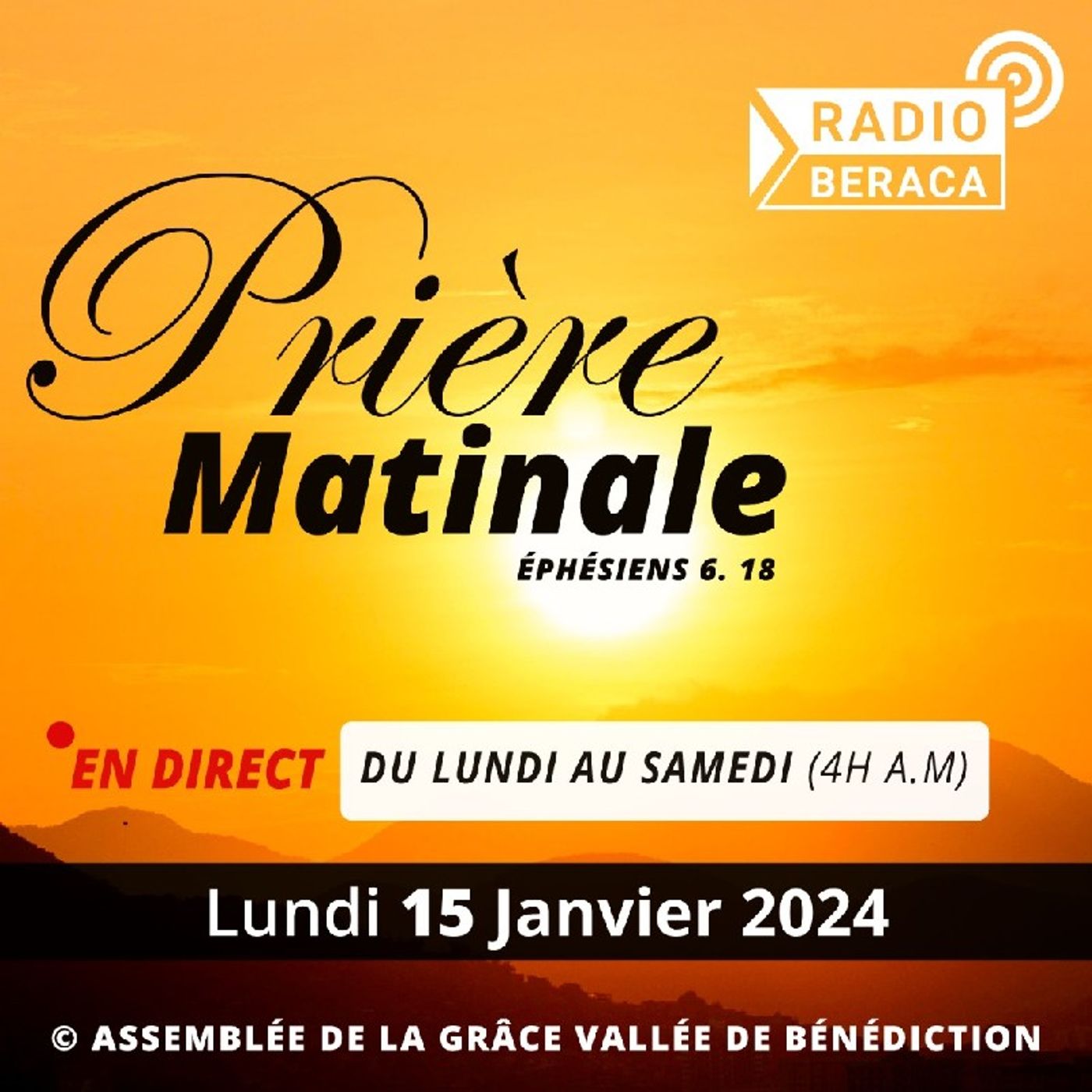 Lundi 15 Janvier 2024 episode artwork