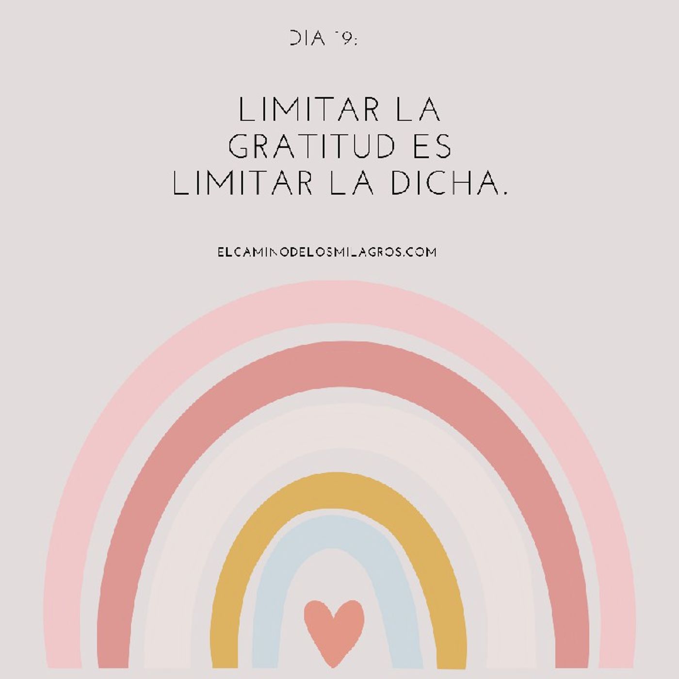 Cada día, un milagro.