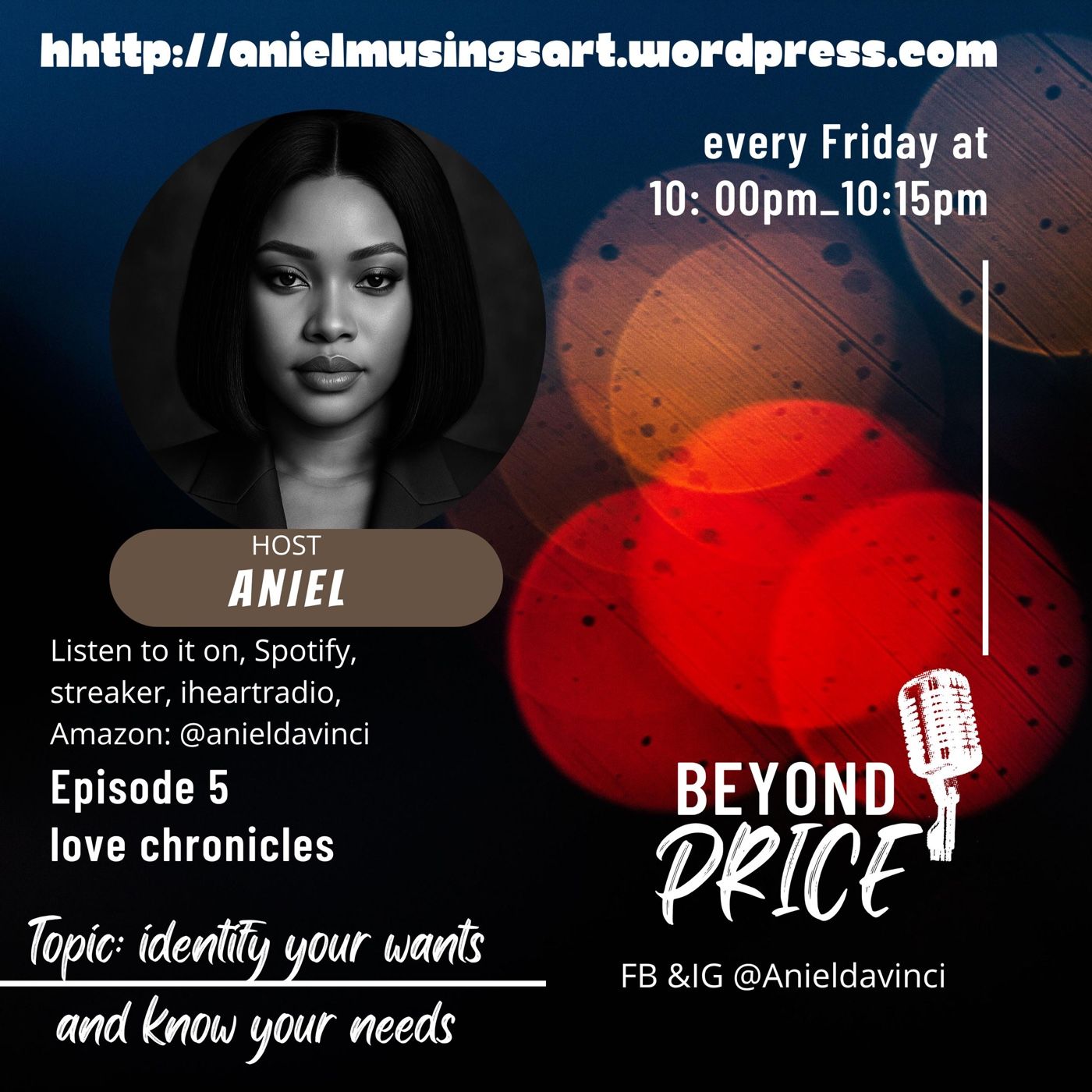 Beyond price With Aniel