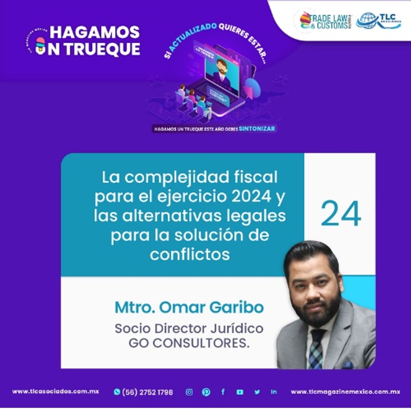Episodio 472. La complejidad fiscal para el ejercicio 2024 y las alternativas legales para la solución de conflictos episode artwork