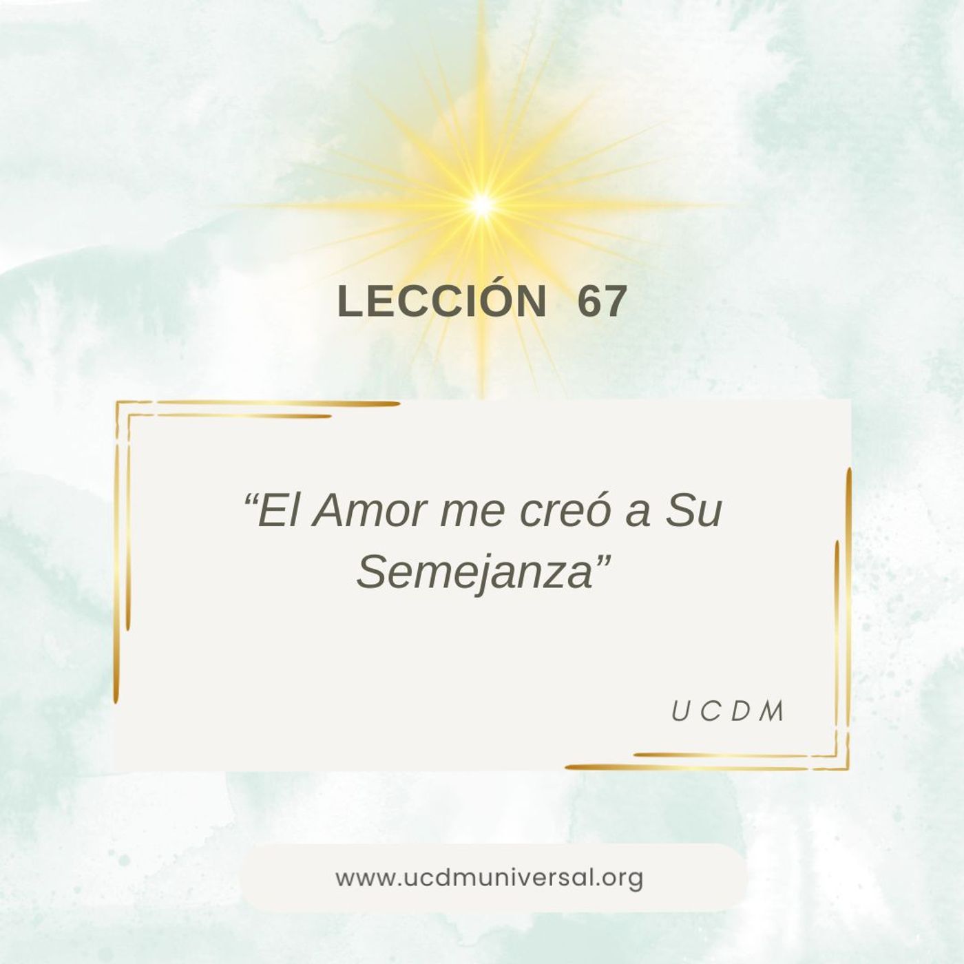 UCDM Universal LECCIÓN DEL DÍA