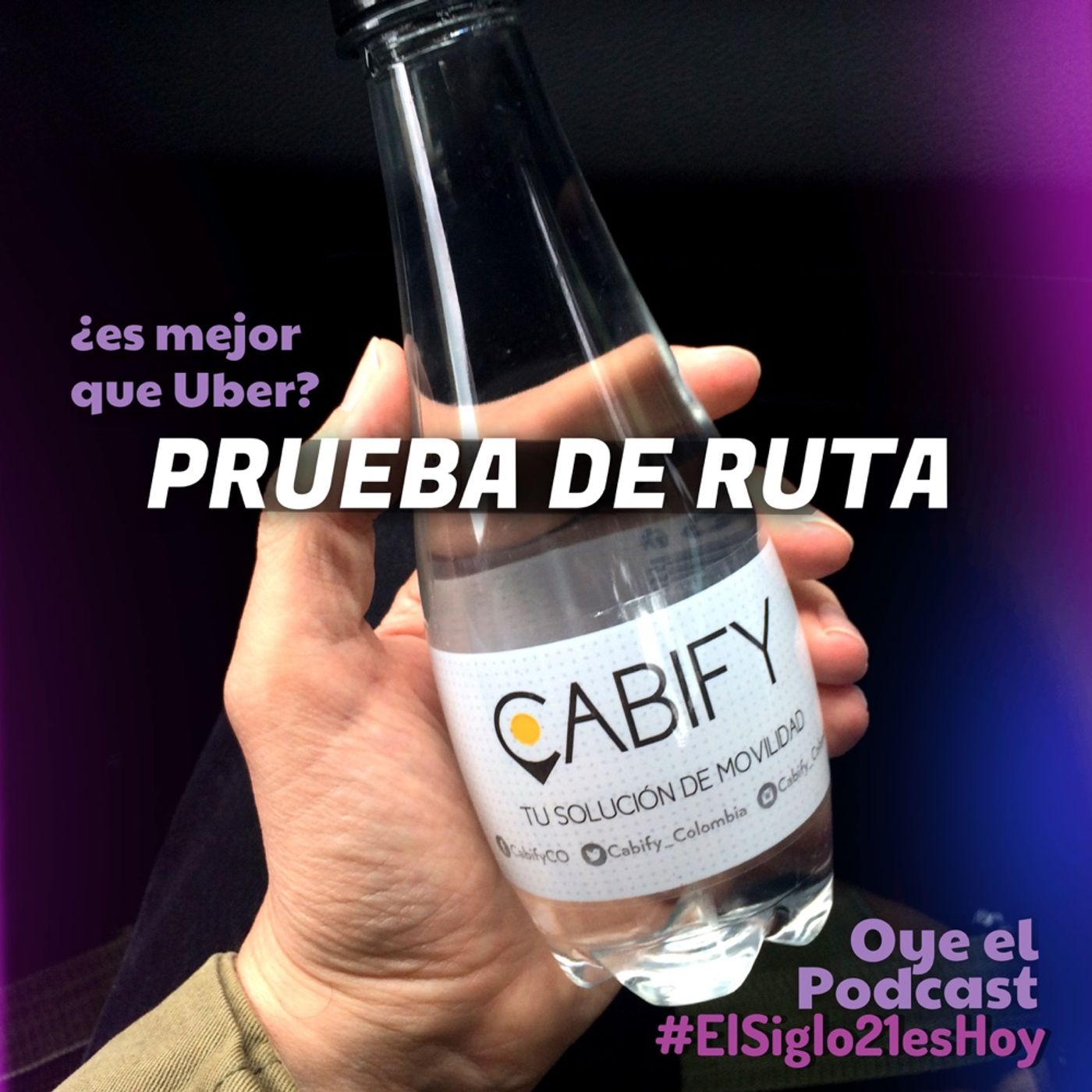 Prueba de ruta con @Cabify_Colombia