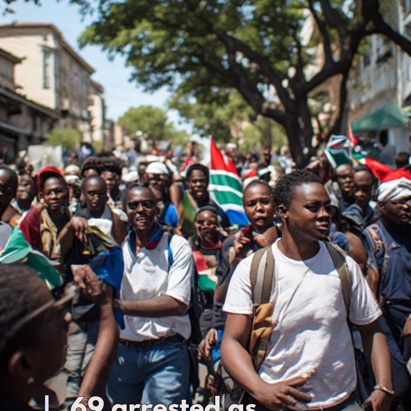 69 arrested as anti-immigrant rally in South Africa turns violent episode artwork