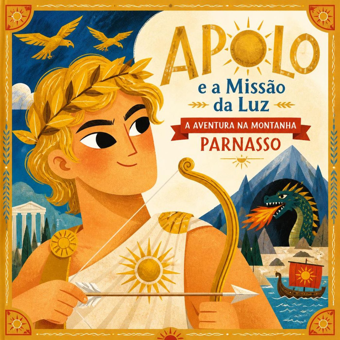 Apolo, o Dragão da Montanha e o Golfinho Dourado ｜ Mitologia grega