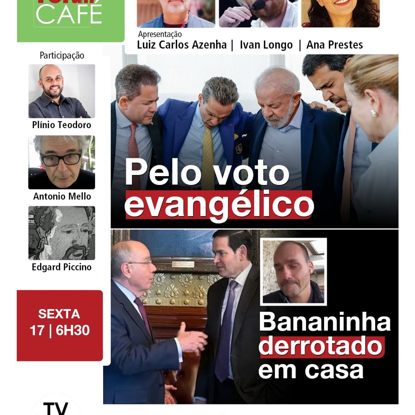 Lula indica evangélico para o STF e Brasil tem reunião focada no comércio em Washington | 17.10.25