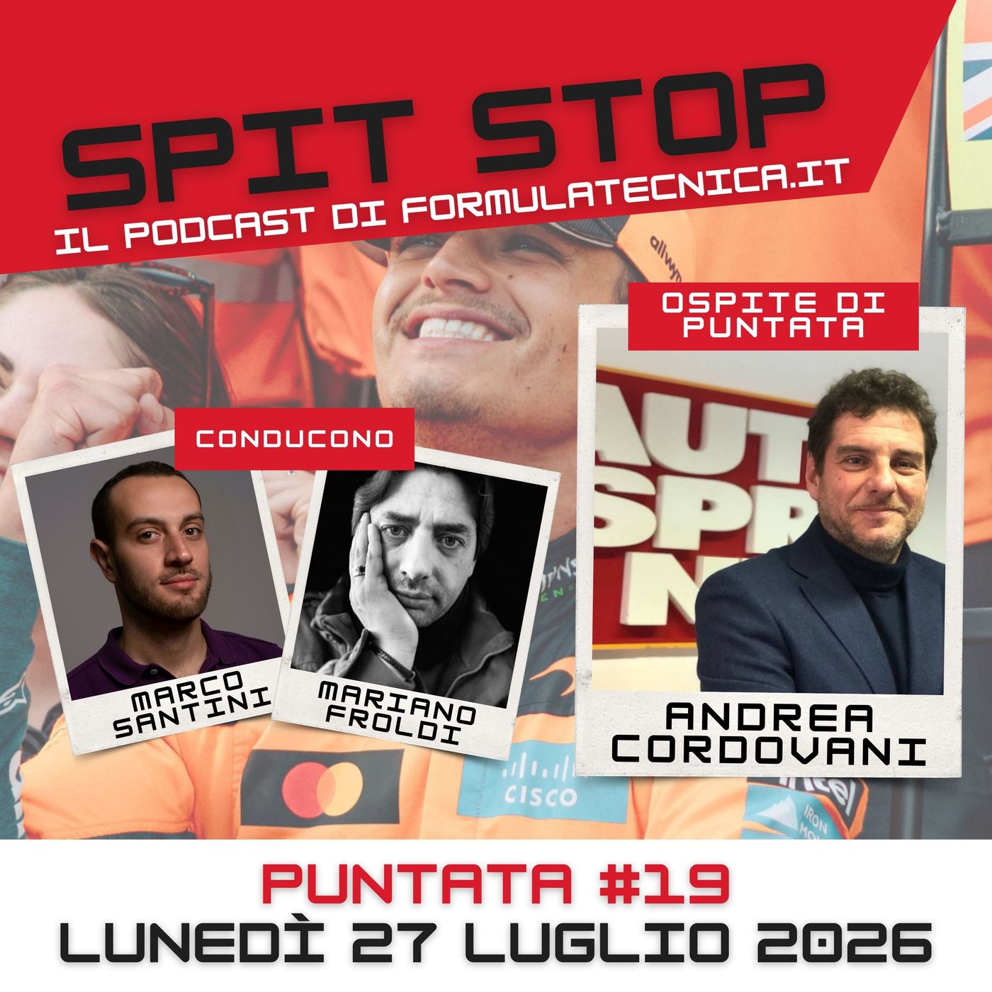Ungheria: torna a vincere la McLaren, delude la Ferrari - Puntata 19 - con Andrea Cordovani episode artwork