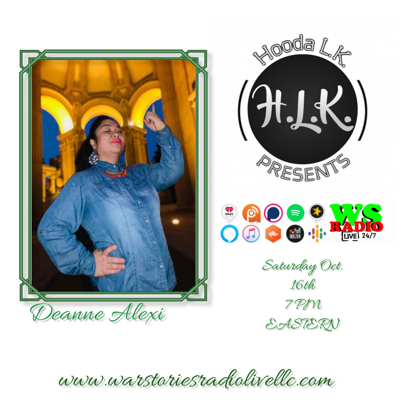 Hooda LK Presents | Deanne Alexi