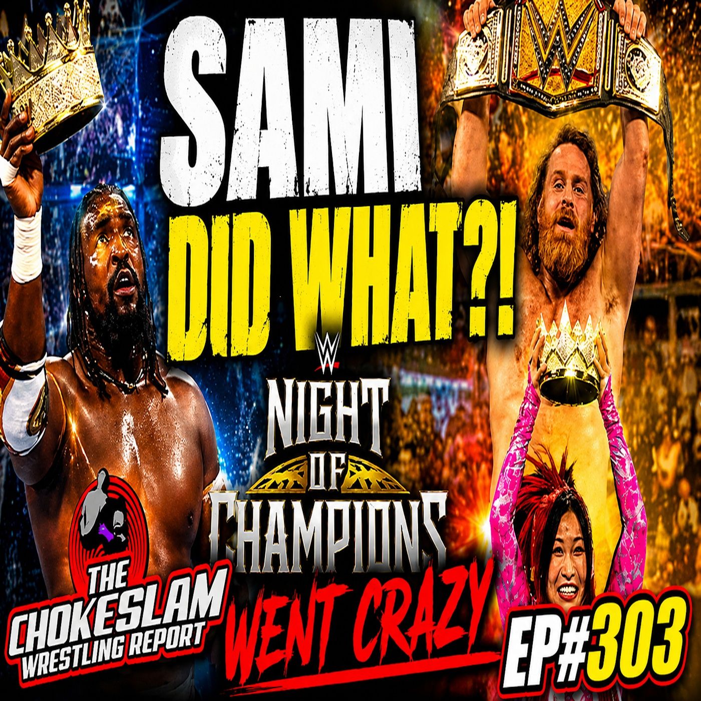 WWE Night Of Champions SHOCKED Everyone, Sami Wins, Oba & IYO Crowned! episode artwork