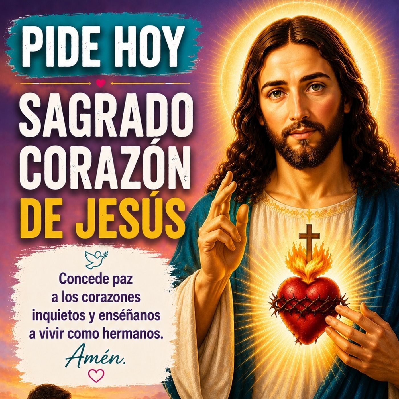 AL SAGRADO CORAZON DE JESUS POR LA PAZ Y LA FRATERNIDAD DIA 6 episode artwork