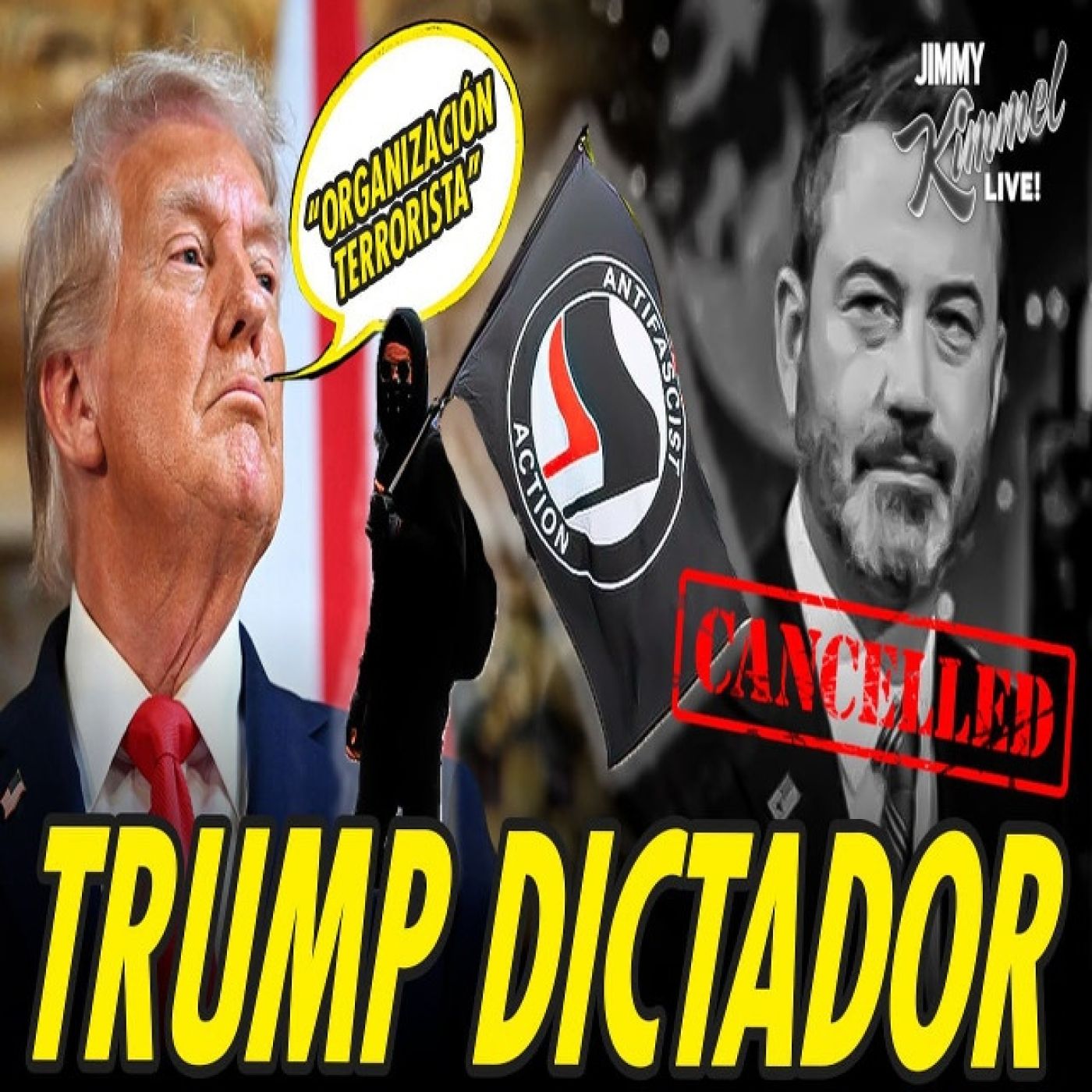 TRUMP DICTADOR. CENSURA PROGRAMAS Y DECLARA TERRORISTA A ANTIFA episode artwork