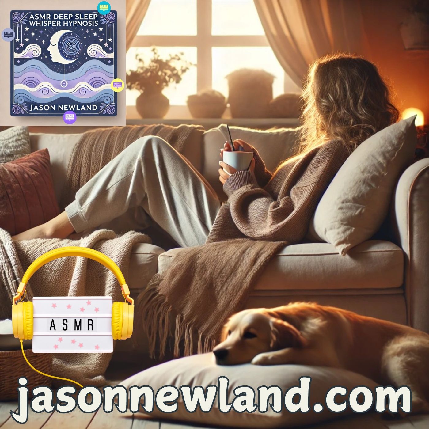 (music) (ASMR) (10 hours) #525 Chillin out - Deep Sleep Whisper Hypnosis (18th February 2025)