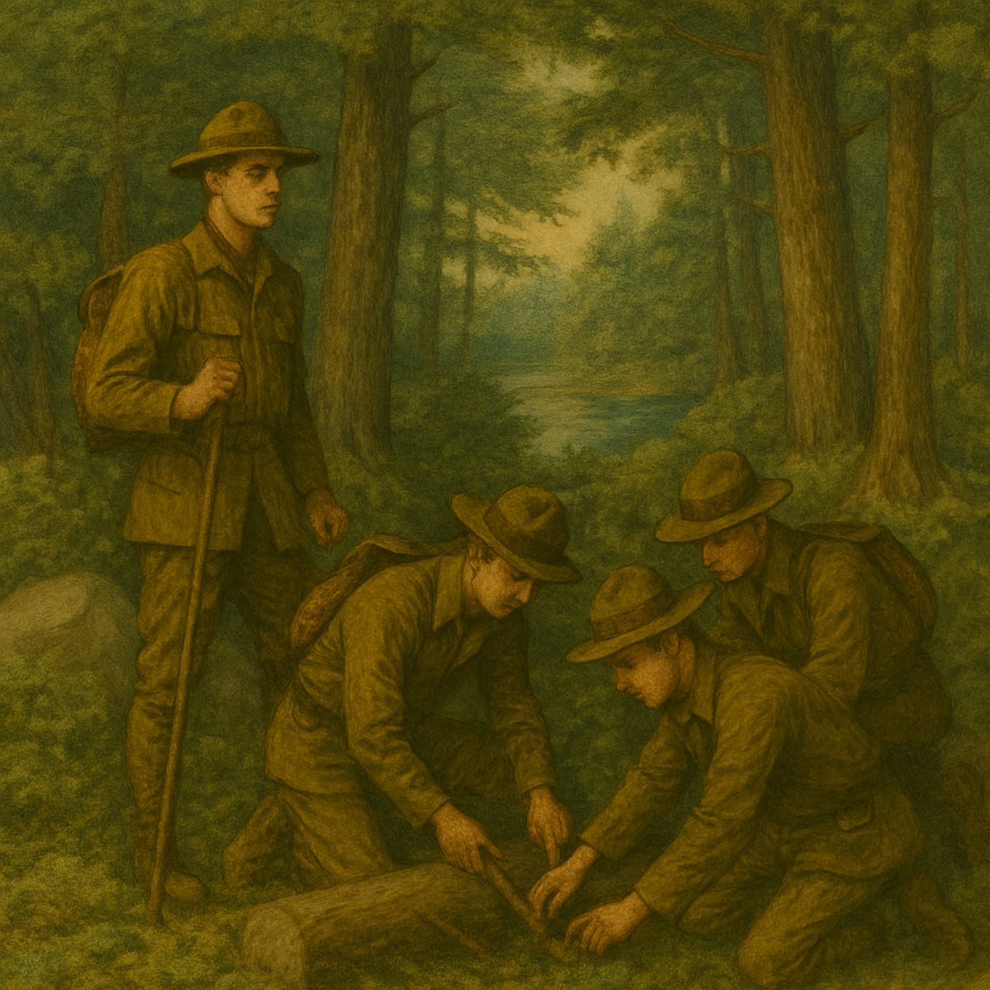 Boy Scouts in the Maine Woods