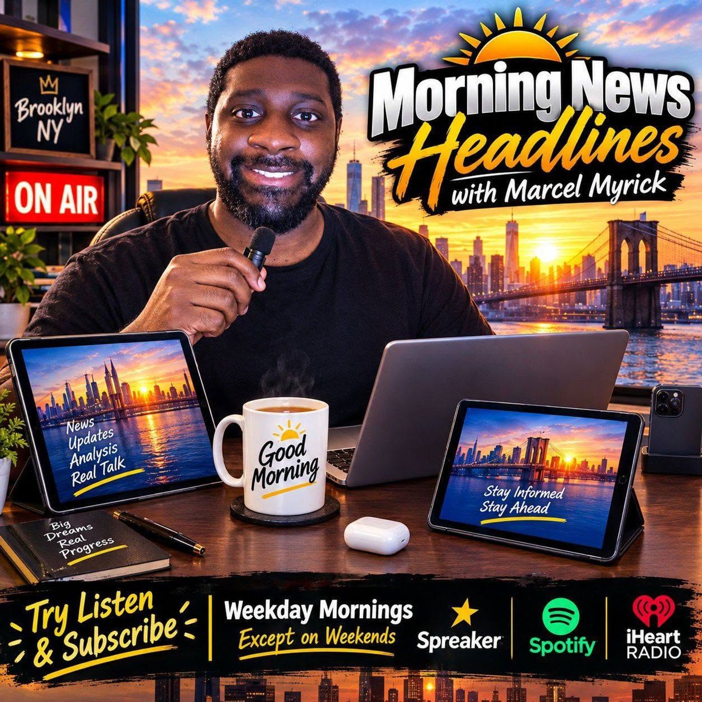 Morning News Headlines w/Marcel Myrick