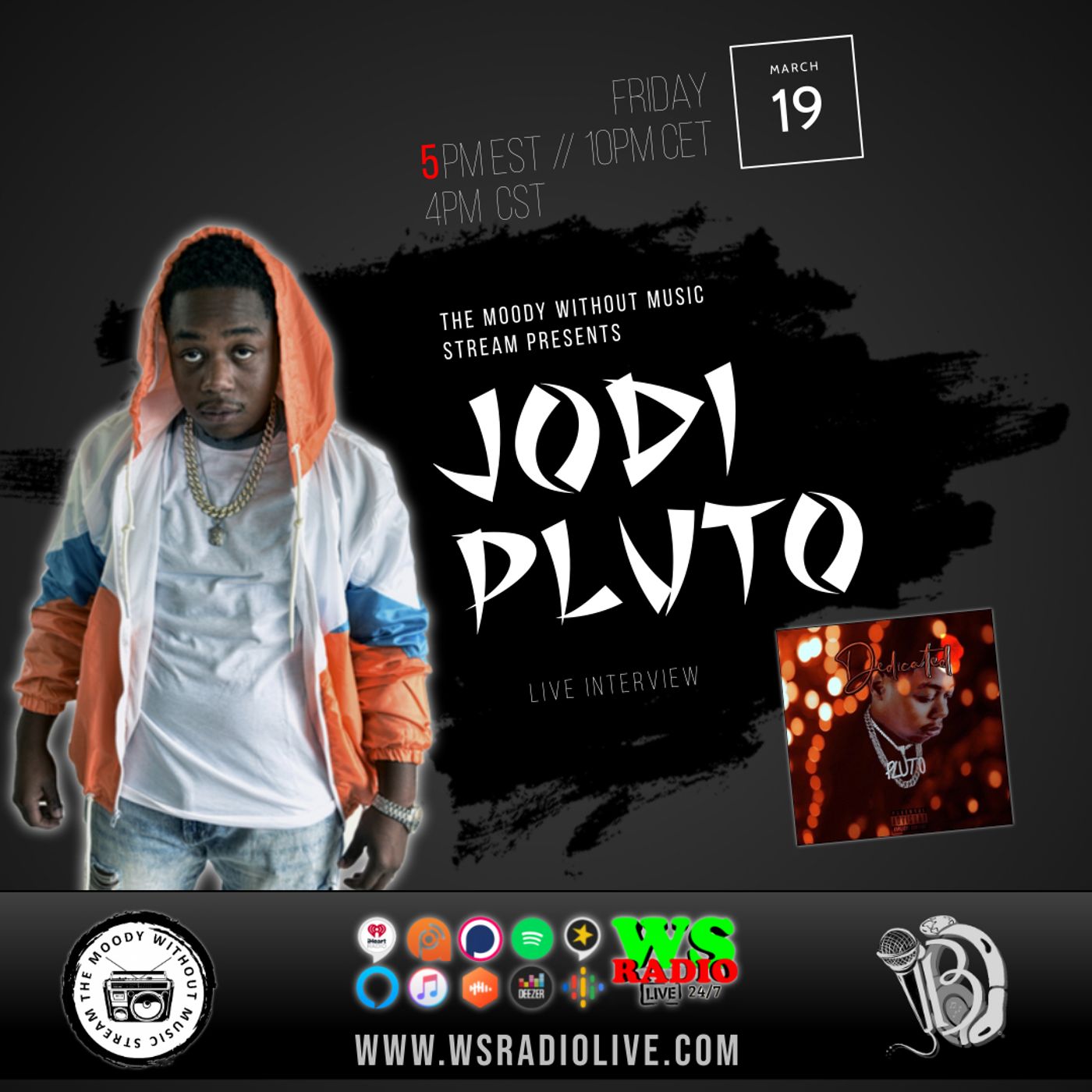S3EP10 The Moody Without Music Stream - Jodi Pluto
