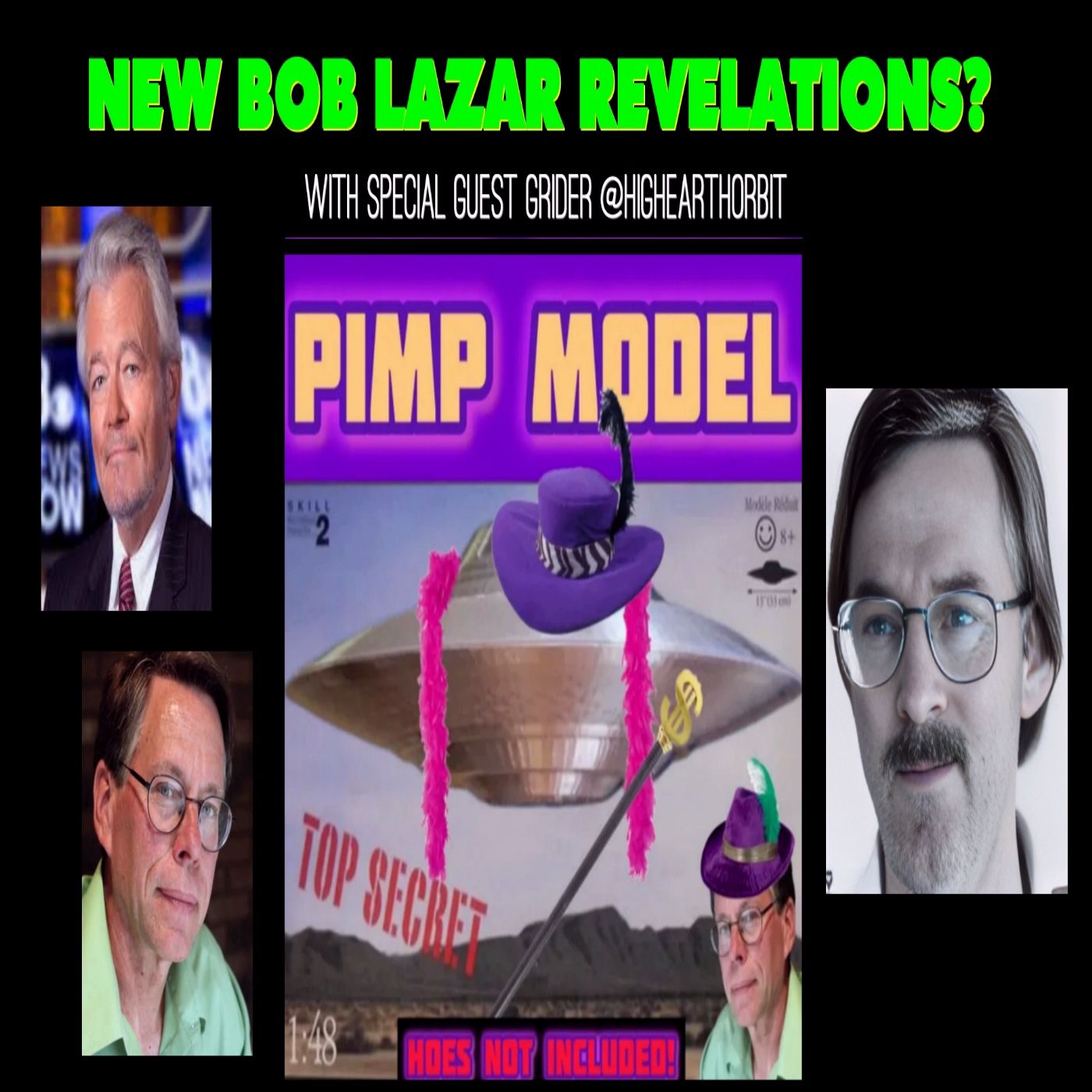 New Bob Lazar revelations? With special guest Grider @HighEarthOrbit