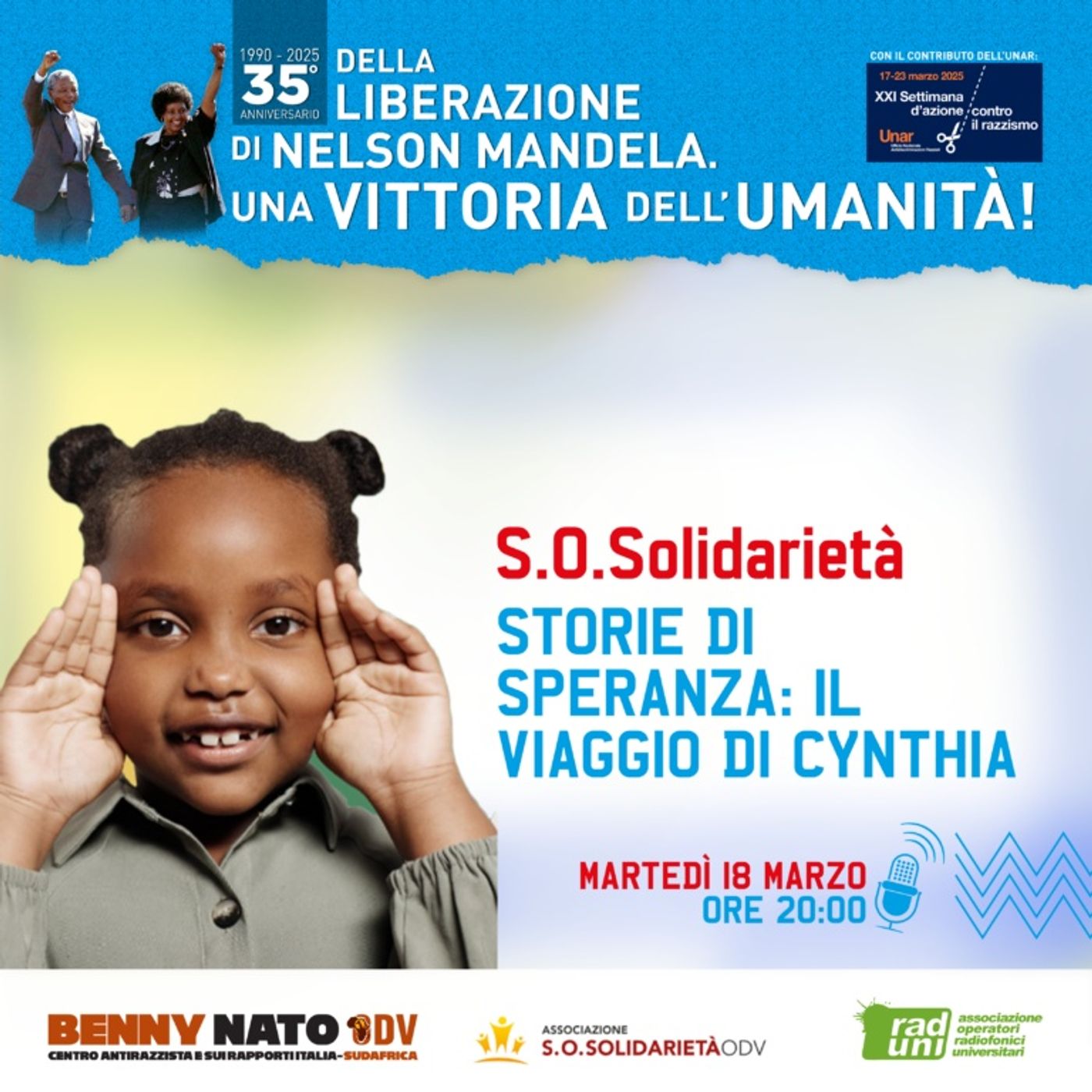35° della liberazione di Nelson Mandela - SOS Solidarietà