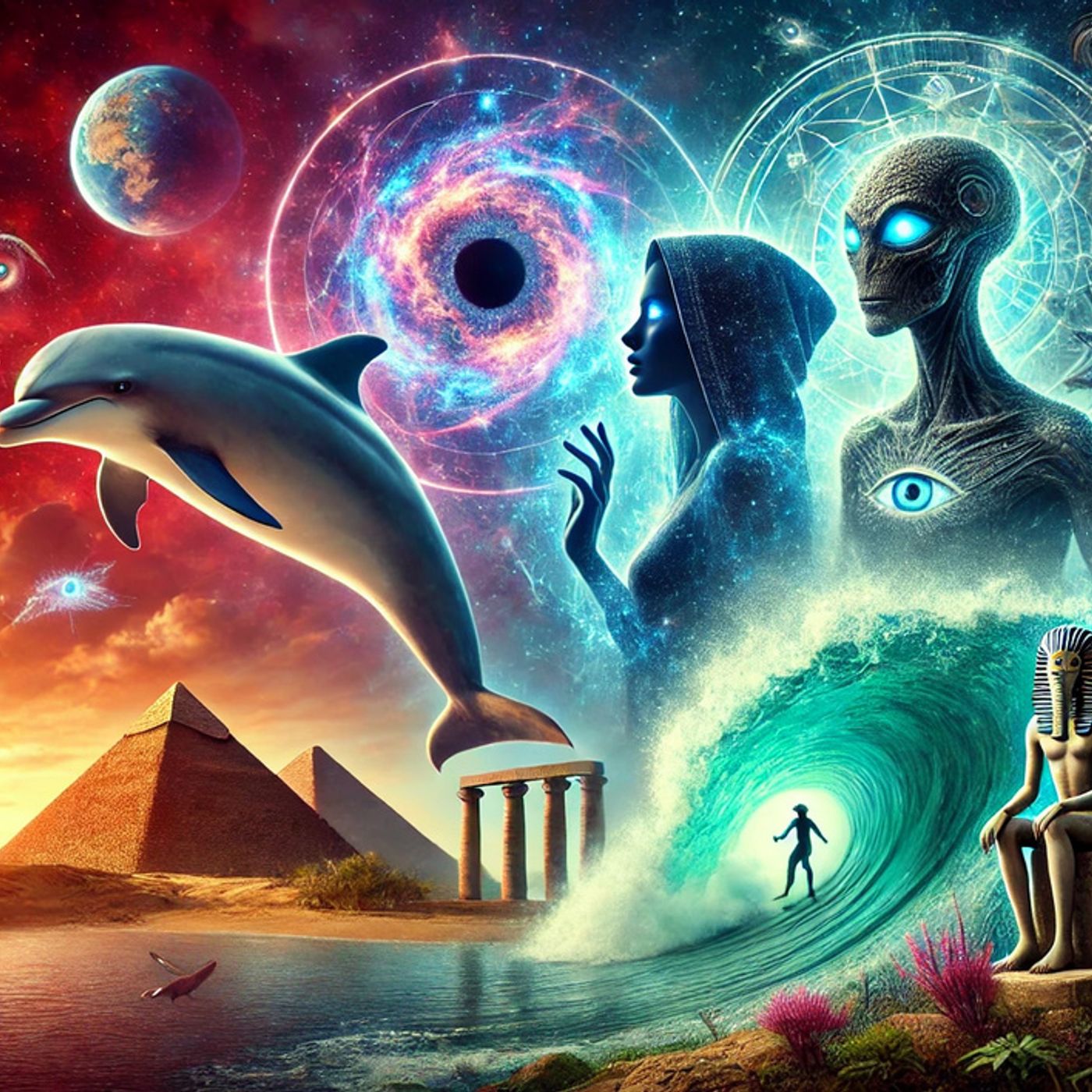 Credo Mutwah _ Reptilians_ Telepathic Dolphins_ David Icke_ & 2 NDE_s - Pamela Richards - TSP # 1818