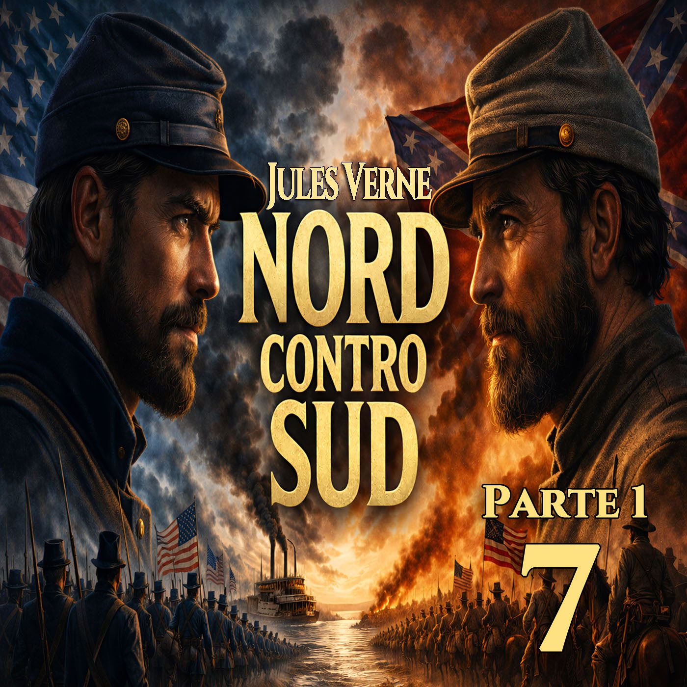 Jules Verne - Audiolibro Nord contro Sud - Parte 1 - Cap 07
