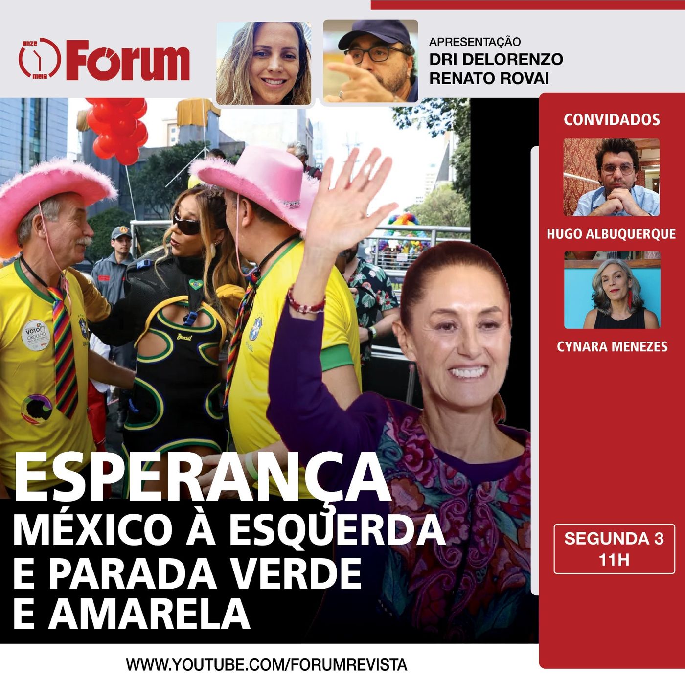Esquerda vence no México | Parada de Orgulho LGBT+ de SP dá resposta a bolsonaristas | 03.06.24 episode artwork
