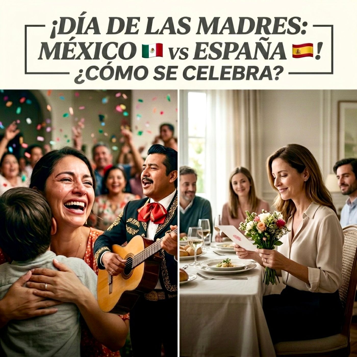 Diferencias del “Día de las Madres” (y de pasadita el Día del Padre) Méx vs Esp