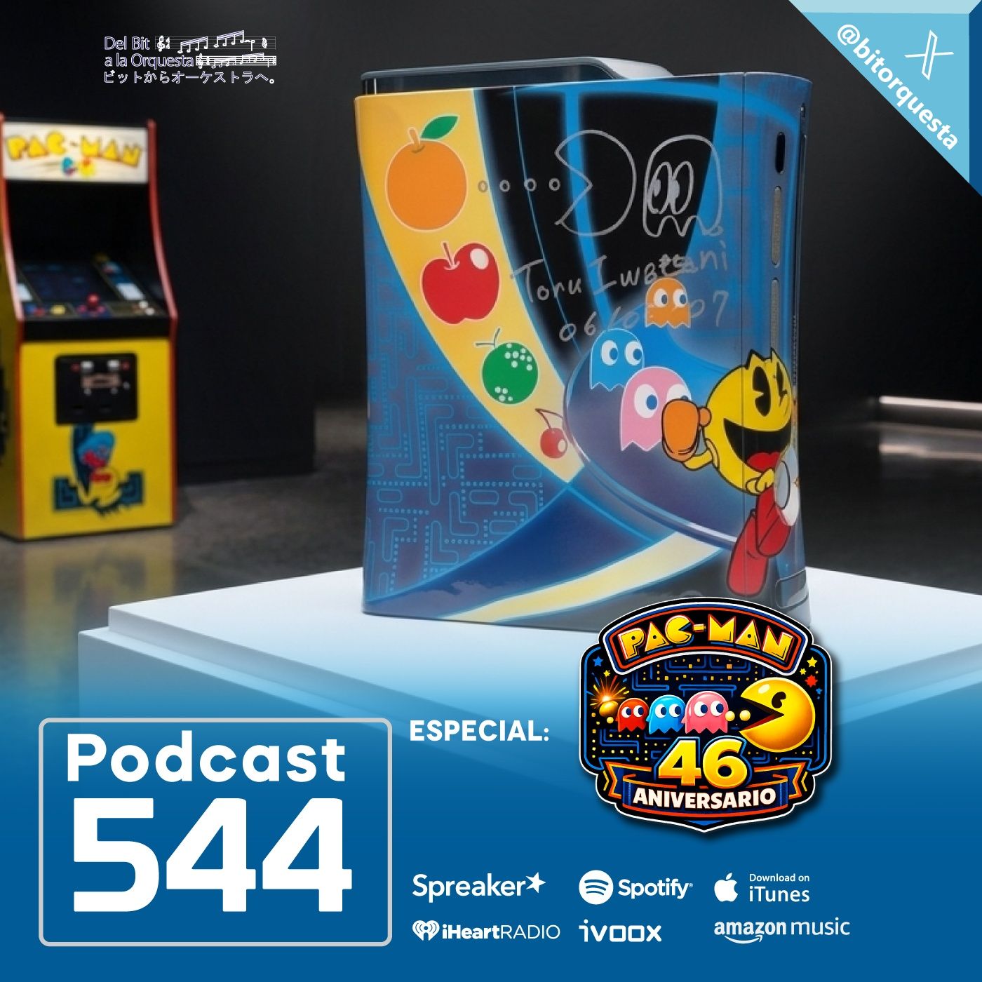 544 - Especial 46 Aniversario de Pac-Man episode artwork