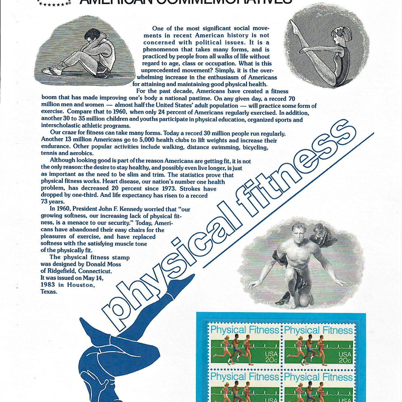 Why Not Health? 1983 USPS Physical Fitness Stamps