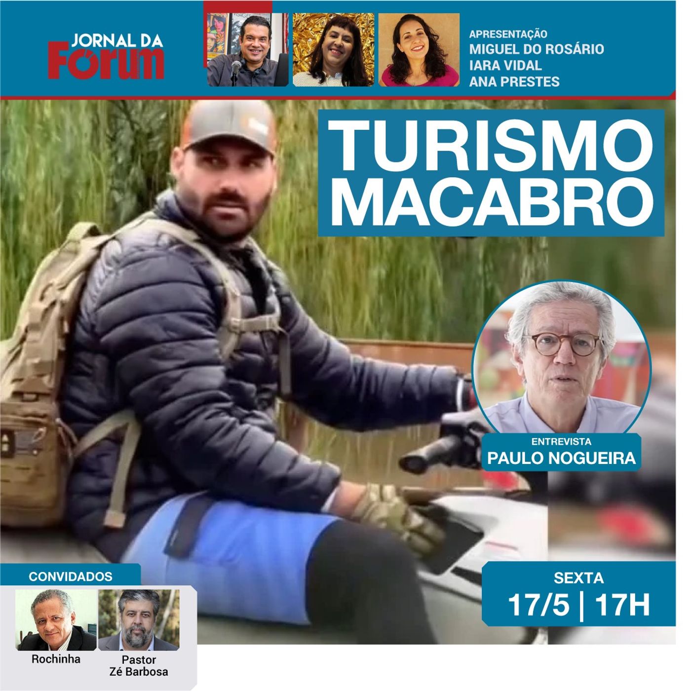Eduardo Bolsonaro passeia de jet ski em área alagada | Xi e Putin lançam manifesto anti-imperialista episode artwork