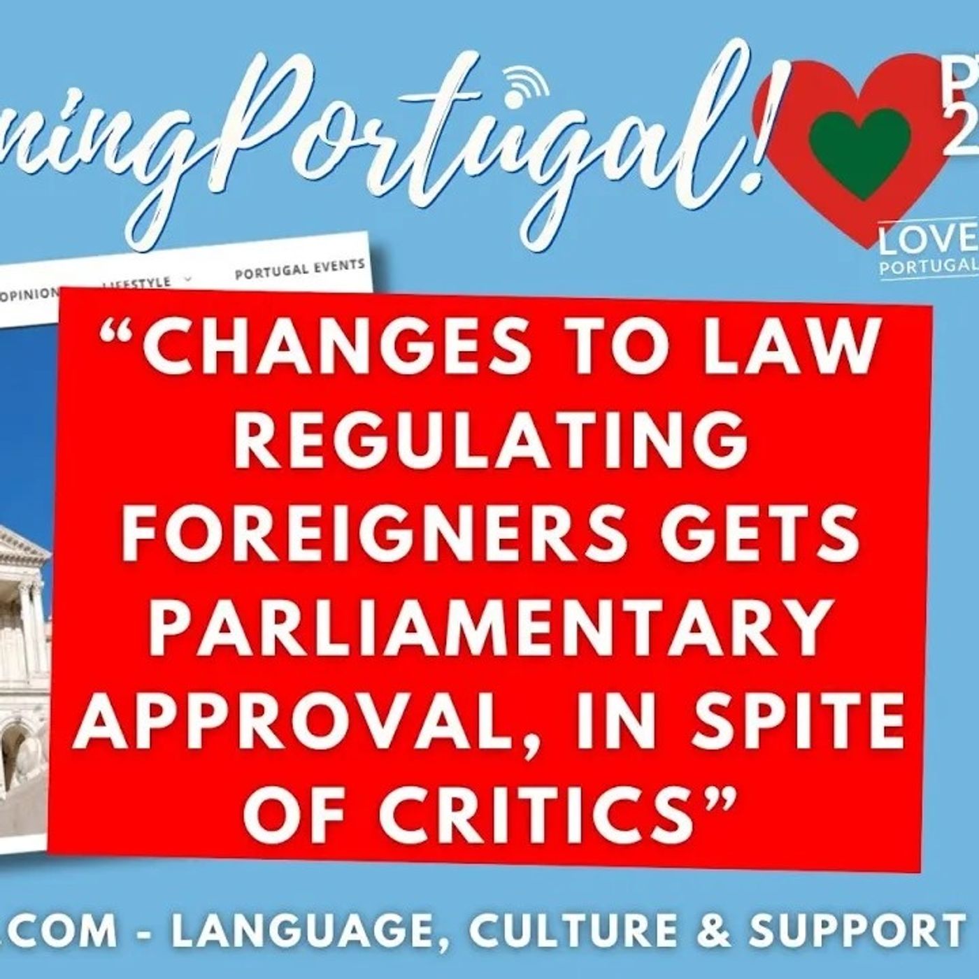 “Changes to law regulating foreigners gets parliamentary approval, in spite of critics” - Resident