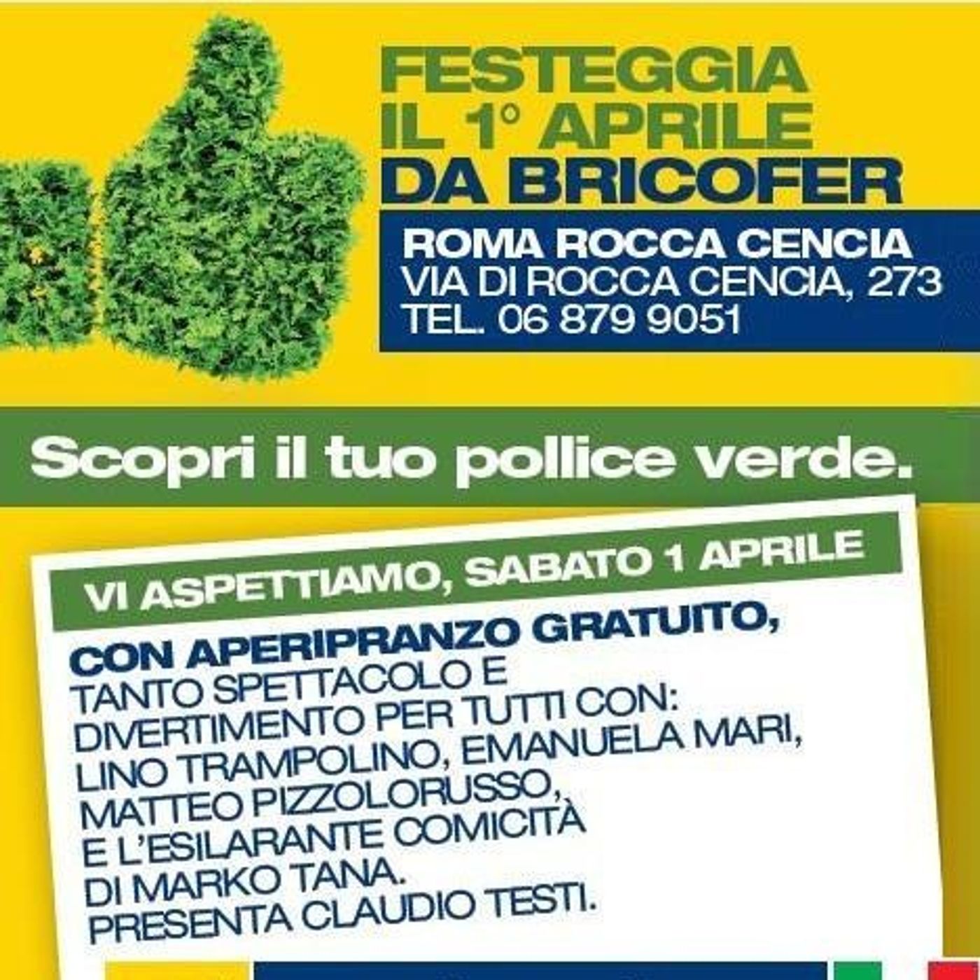 Lo show di Claudio Testi
