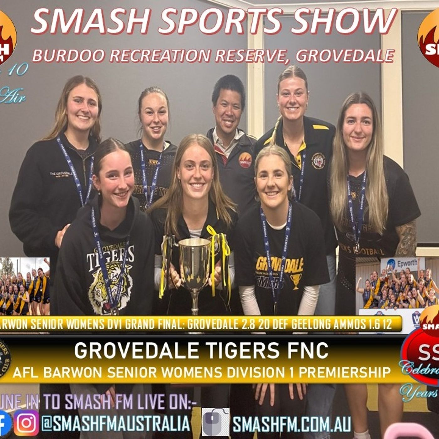 SSS10THYR: Grovedale Tigers FC 2024 AFL Barwon Senior Womens Division 1 Premiership Interviews 171024