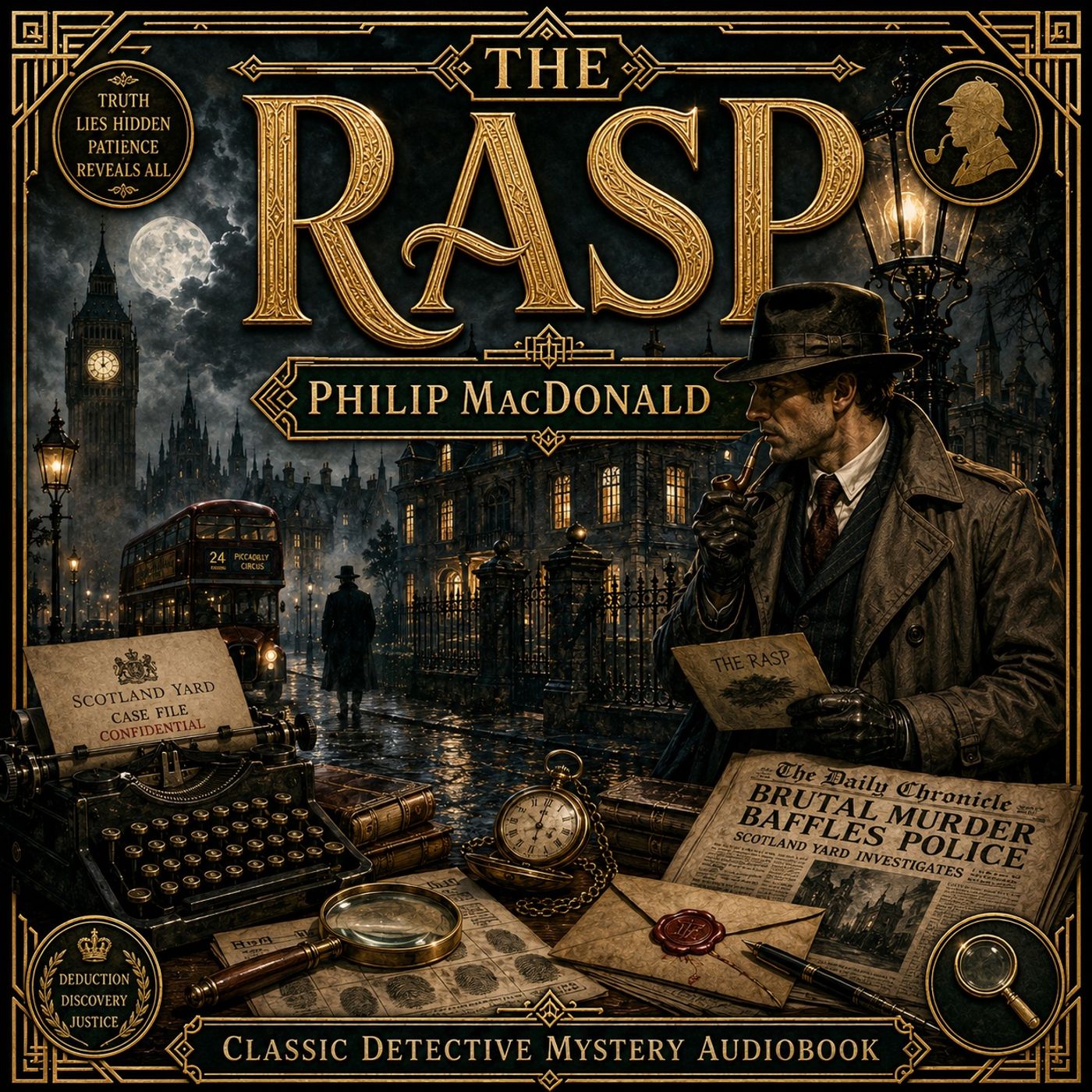 The Rasp by Philip MacDonald | Classic Detective Mystery, Golden Age Crime & British Thriller (Audiobook) Part 1