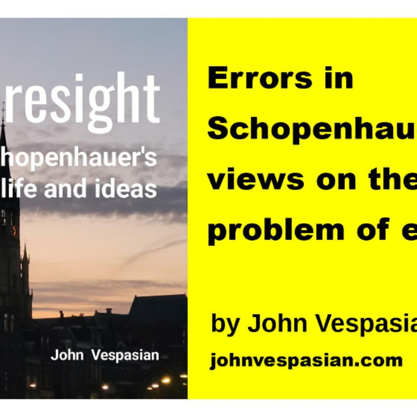 Errors in Schopenhauer’s views on the problem of evil episode artwork