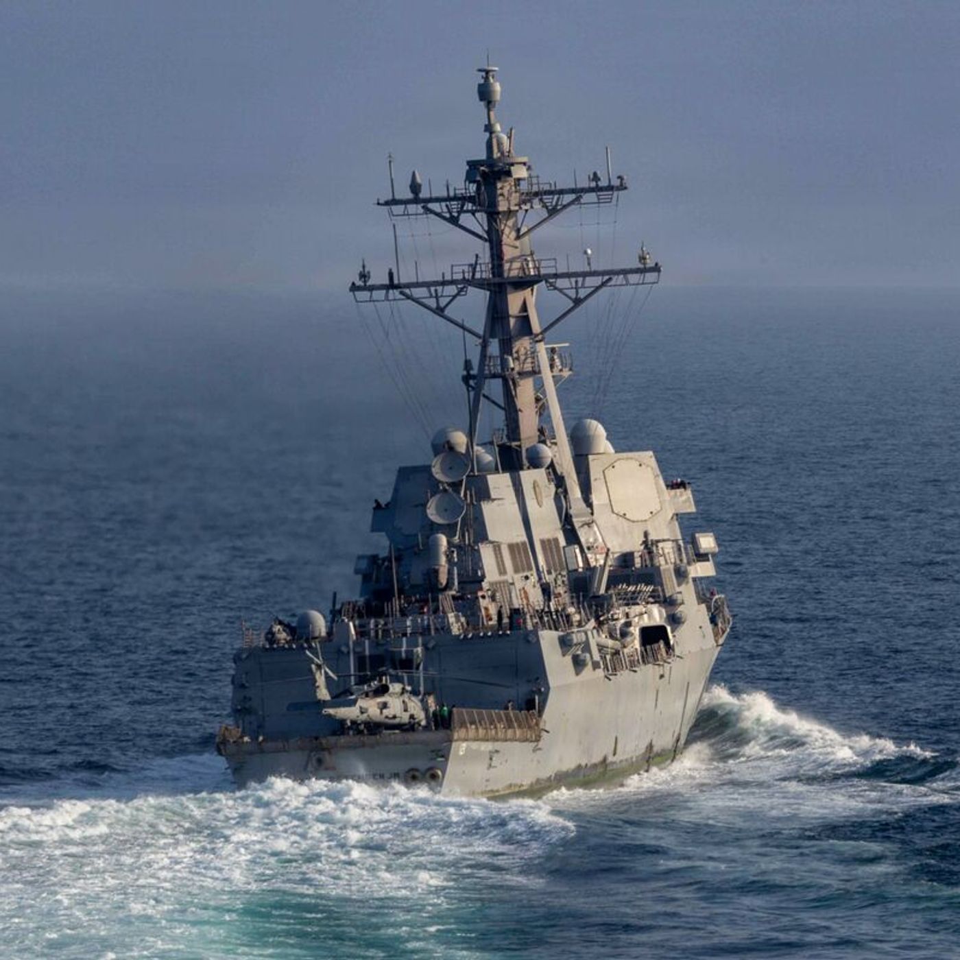 Iran claims striking US warship as Trump pledges ship passage episode artwork