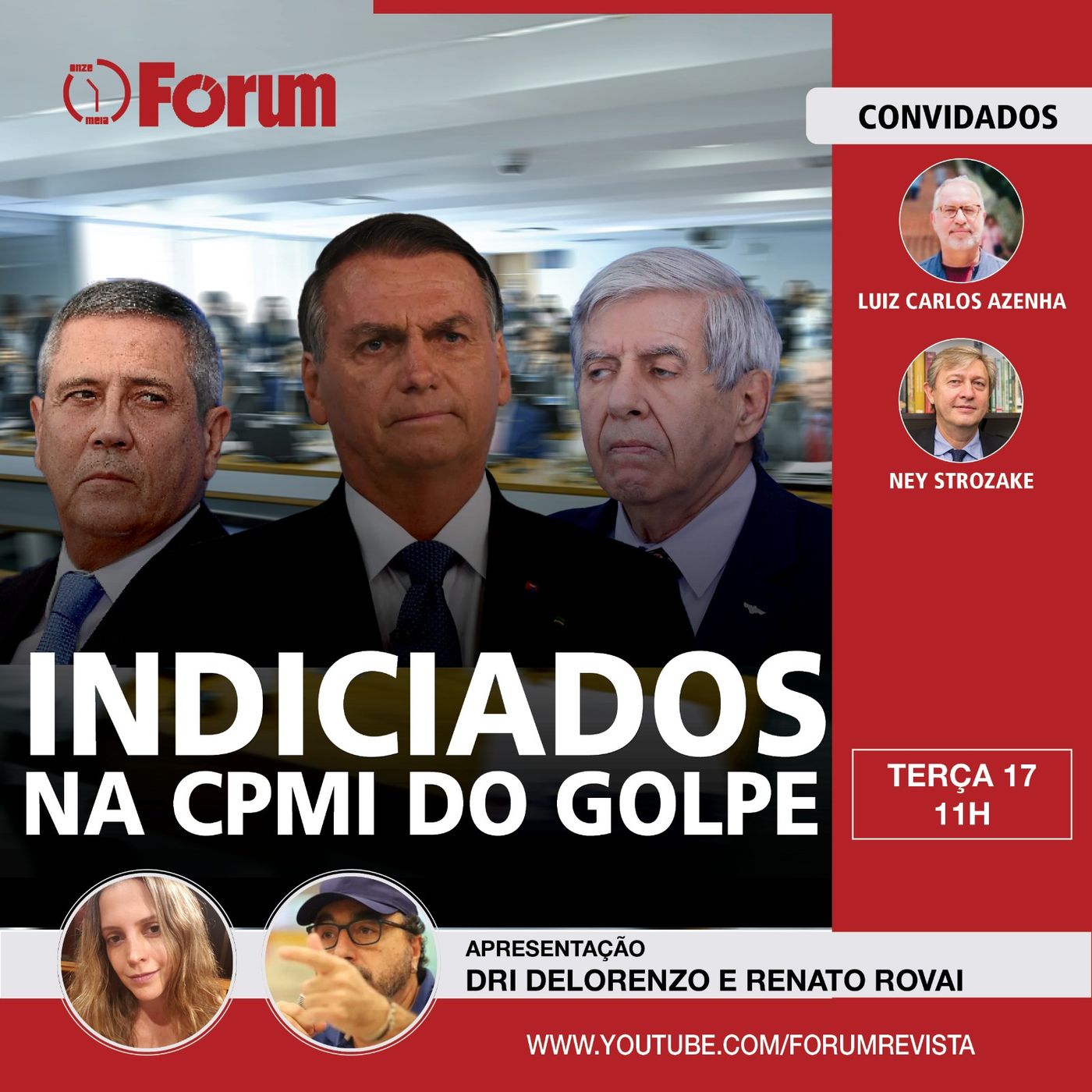 Bolsonaro, Braga Neto, General Heleno, Zambelli e mais 52 indiciados na CPI do Golpe episode artwork