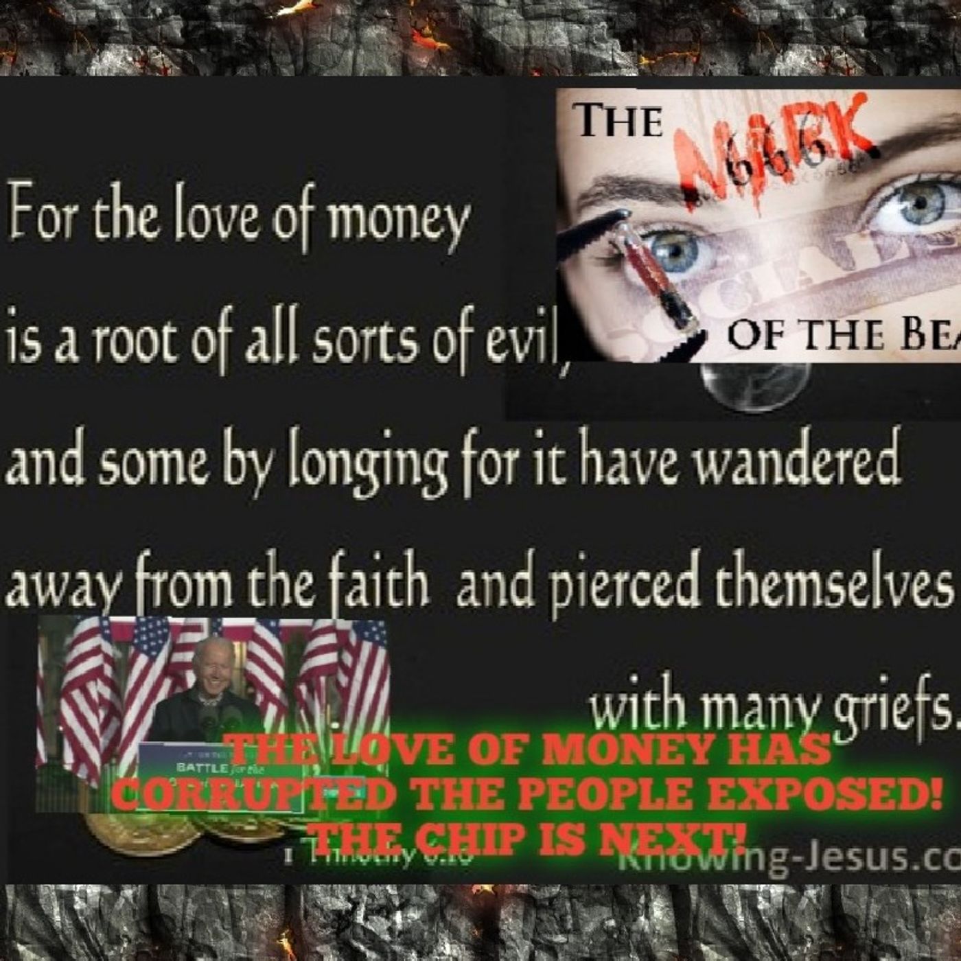 THE LOVE OF MONEY HAS CORRUPTED THE BLACK PEOPLE!THE CHIP IS NEXT! (ALL WHO DON'T REPENT!WILL SUFFER!1.3RD WILL BE BLESSED AND WILL BE SAFE! episode artwork