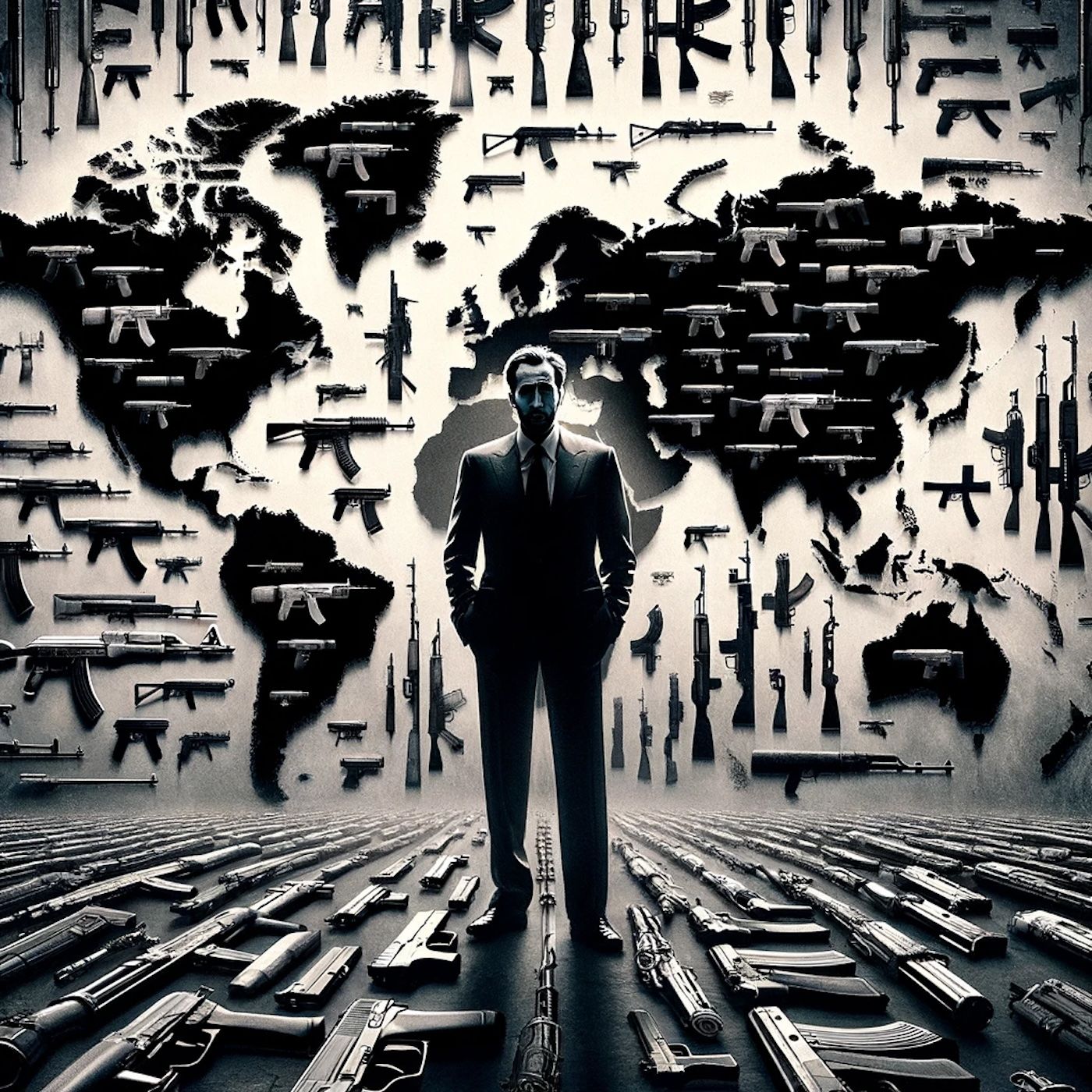 "There are over 550 million firearms in worldwide circulation. That's one firearm for every twelve people on the planet..." episode artwork