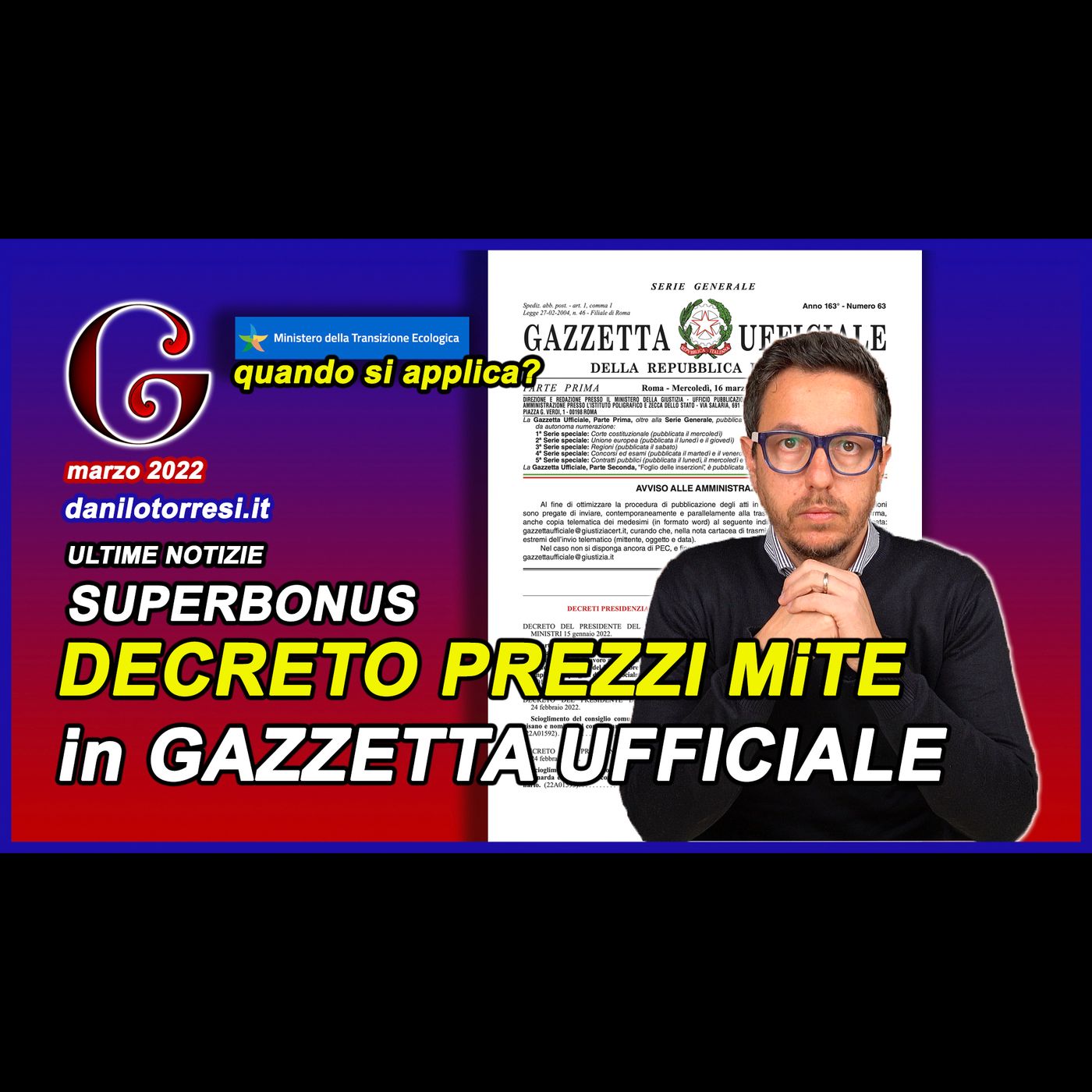 SUPERBONUS 110 ultime notizie - il Decreto PREZZI del MiTE in Gazzetta Ufficiale quando usarlo? episode artwork