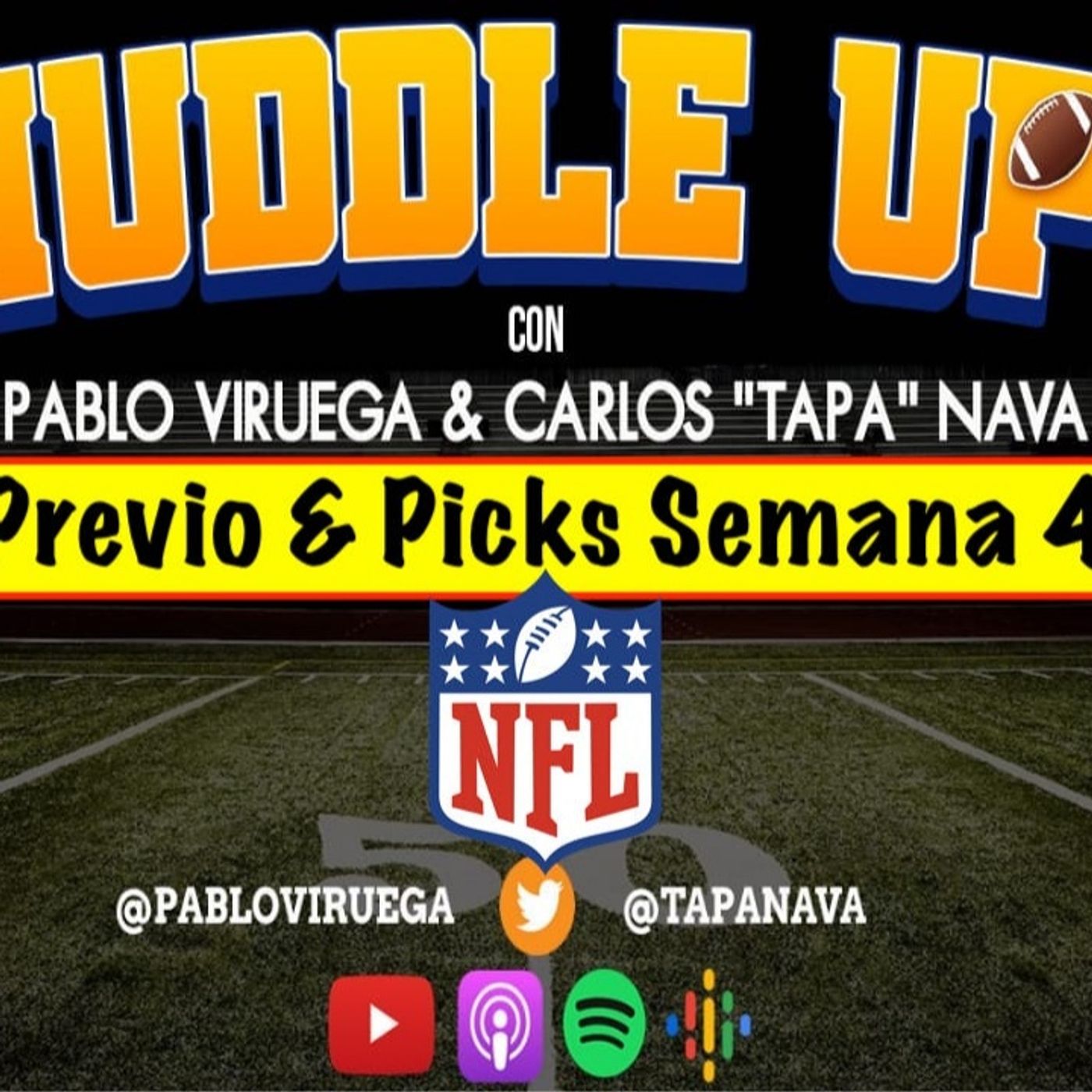 #HuddleUP Previo & Picks Semana 4 #NFL @TapaNava y @PabloViruega #HuddleUP Previo & Picks Semana 4 #NFL @TapaNava y @PabloViruega
