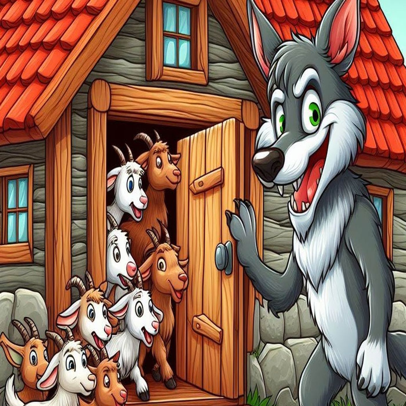 The Wolf and the Seven Goats