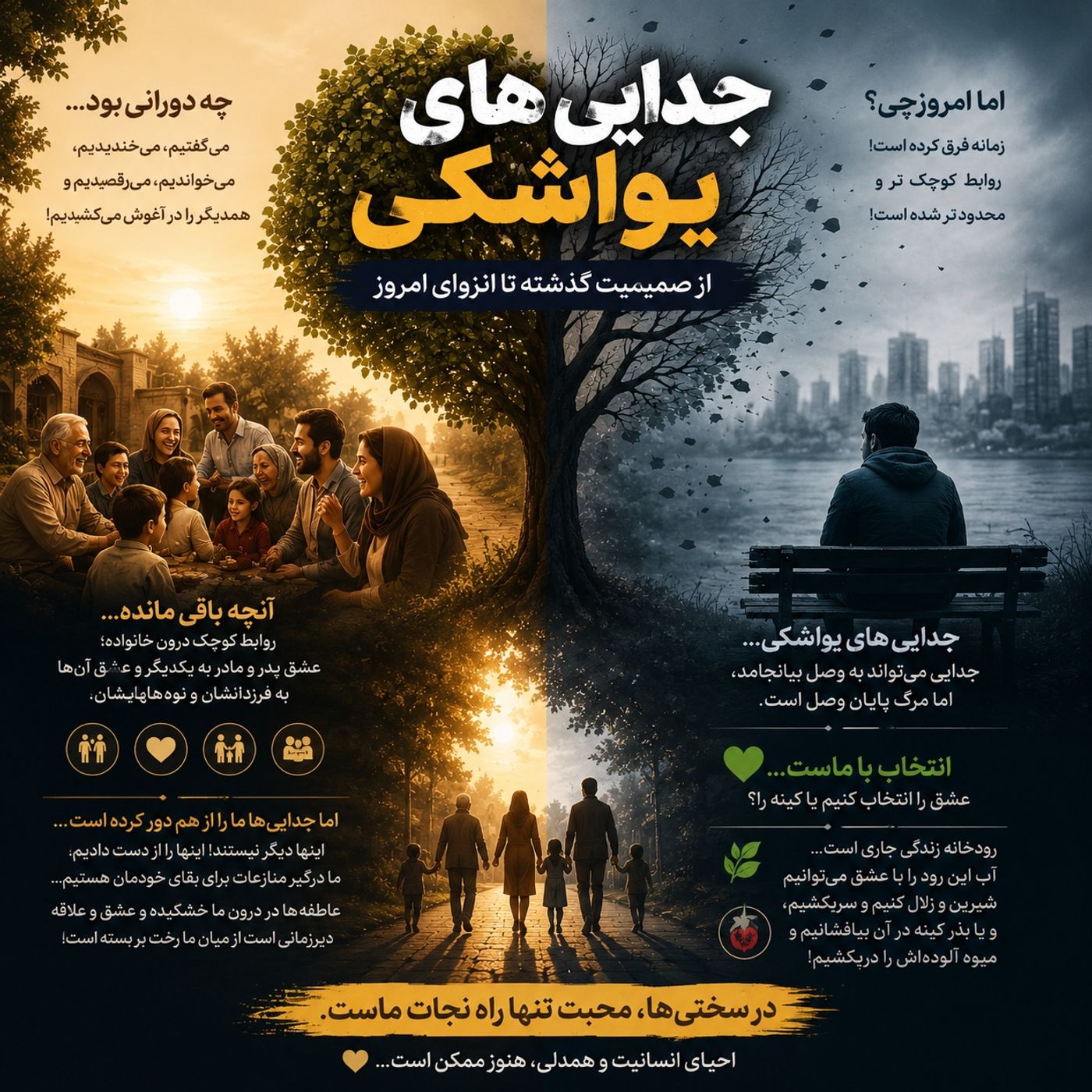 جدایی های یواشکی