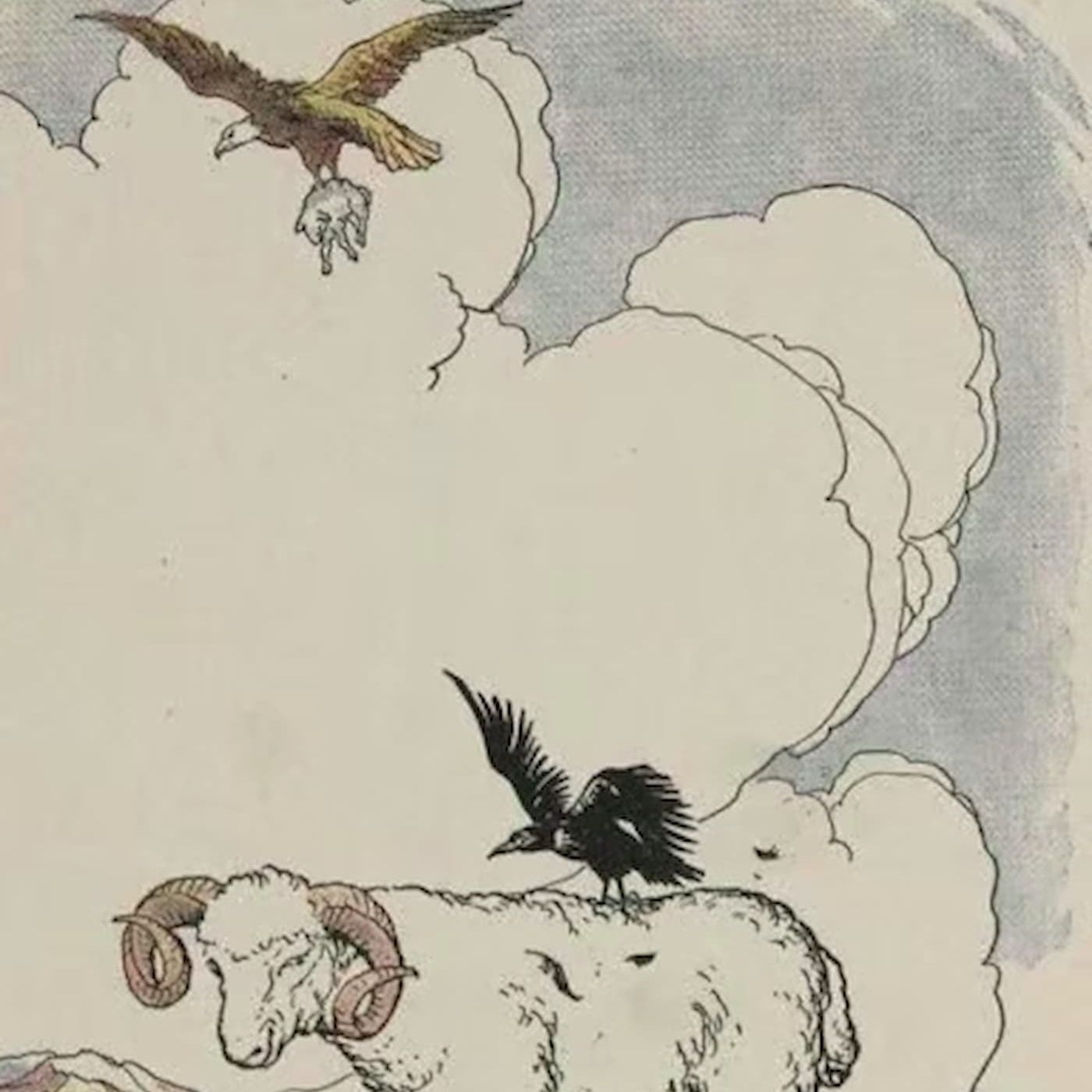 The Eagle and the Jackdaw | Aesop Fables episode artwork