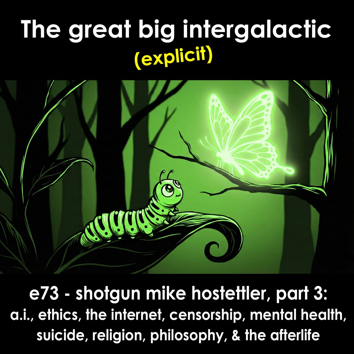 E73 - (Explicit) Shotgun Mike Hostettler, Pt 3: A.I., Ethics, The Internet, Mental Health, Suicide, Religion, Philosophy, & The Afterlife
