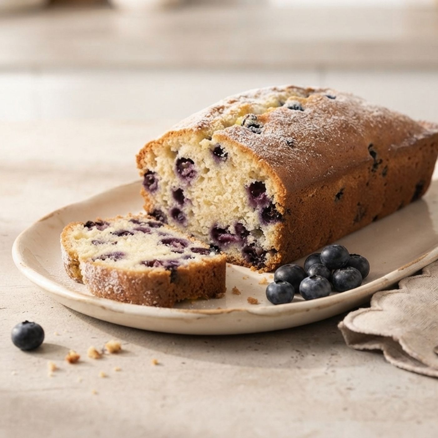 Plumcake soffice ai mirtilli: il trucco per non farli affondare nell’impasto!