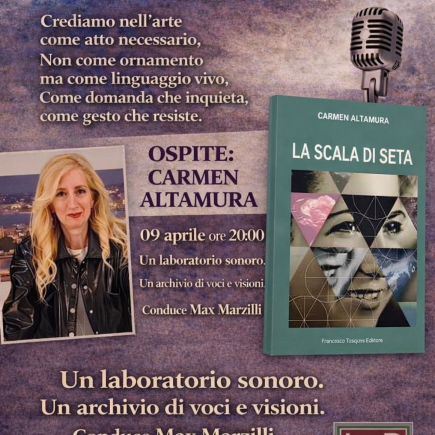 50 SFUMATURE DI CREATIVITA' con la scrittrice CARMEN ALTAMURA episode artwork