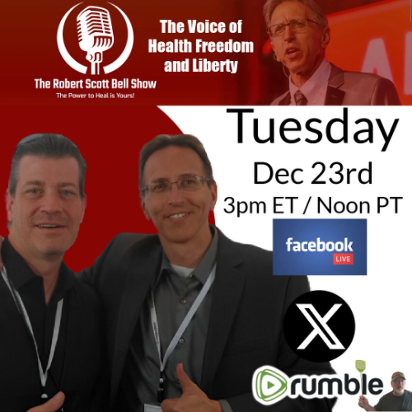 Autism Study Breakthrough, Doctors Reject Mandates, Kirk Moore Legacy, Silphium Lacinatum, Nick Reiner Psych Meds - The RSB Show 12-23-25 episode artwork